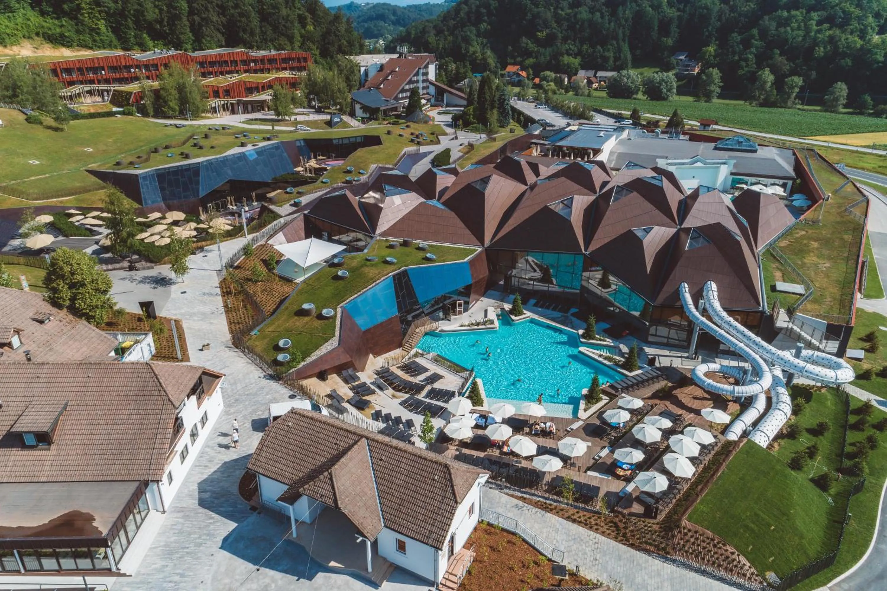 Bird's eye view in Terme Olimia - Hotel Breza