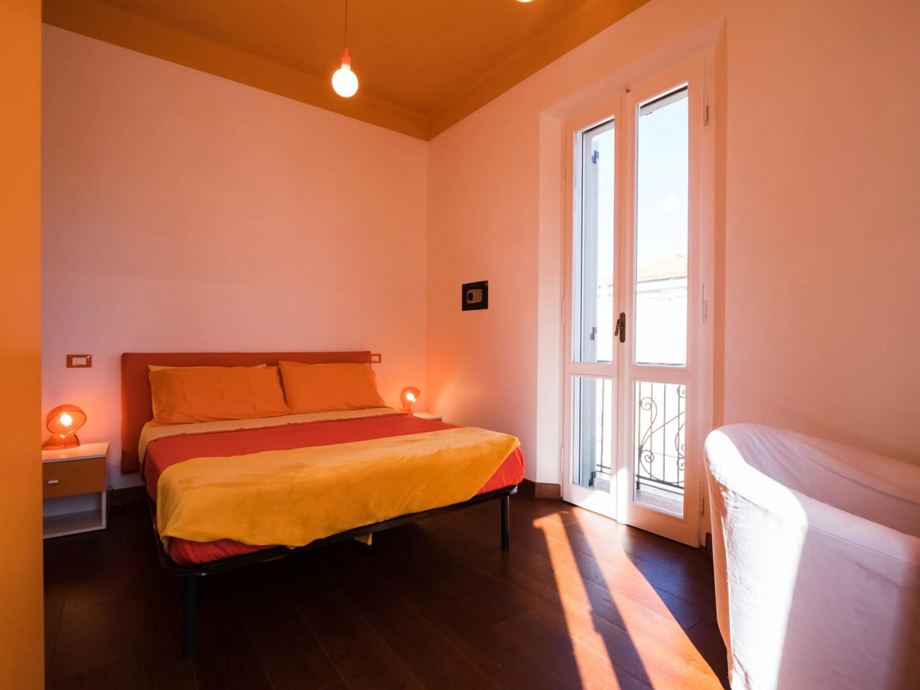 Balcony/Terrace, Bed in B&B VILLA TOZZA