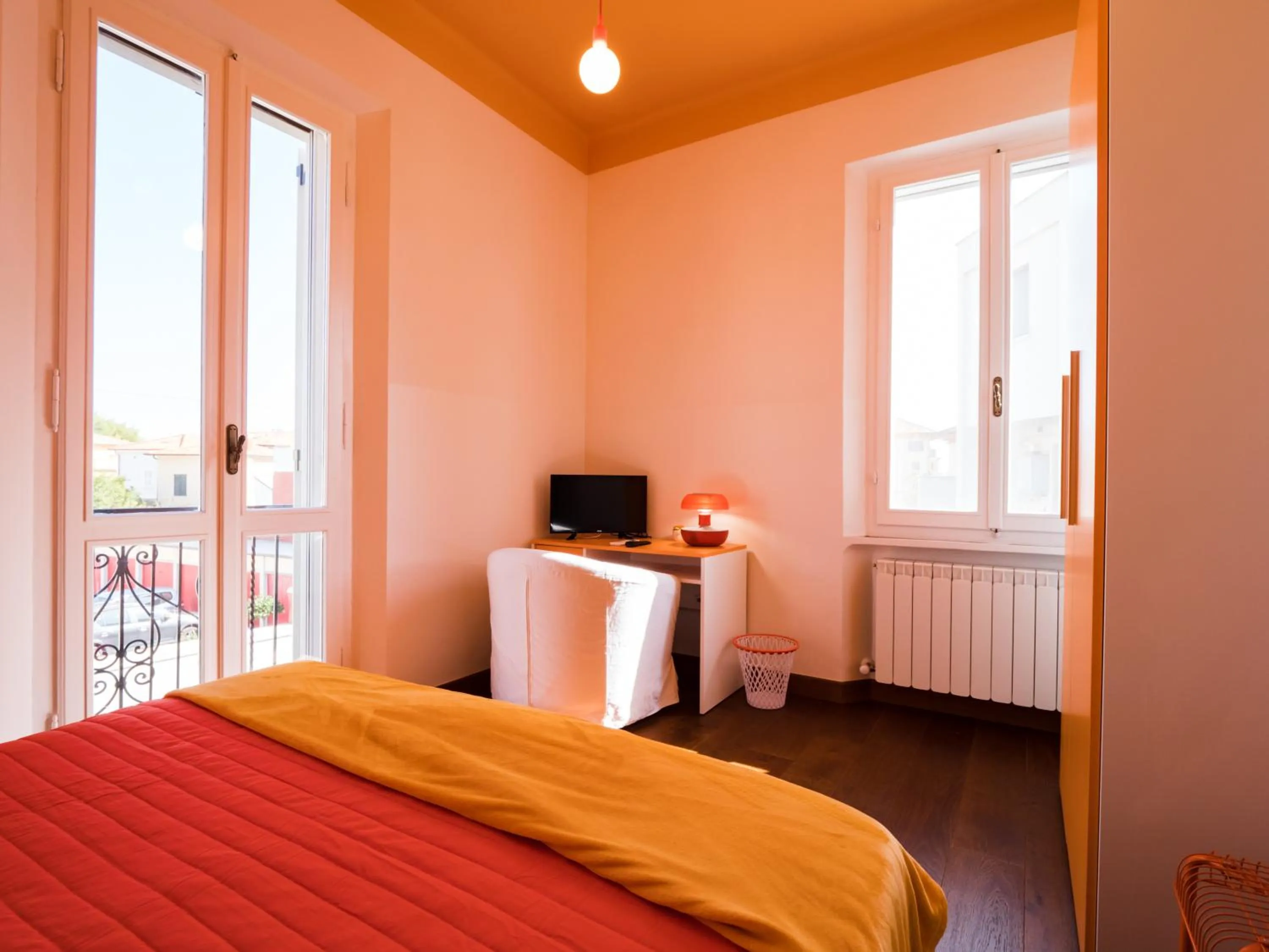 Balcony/Terrace, Bed in B&B VILLA TOZZA