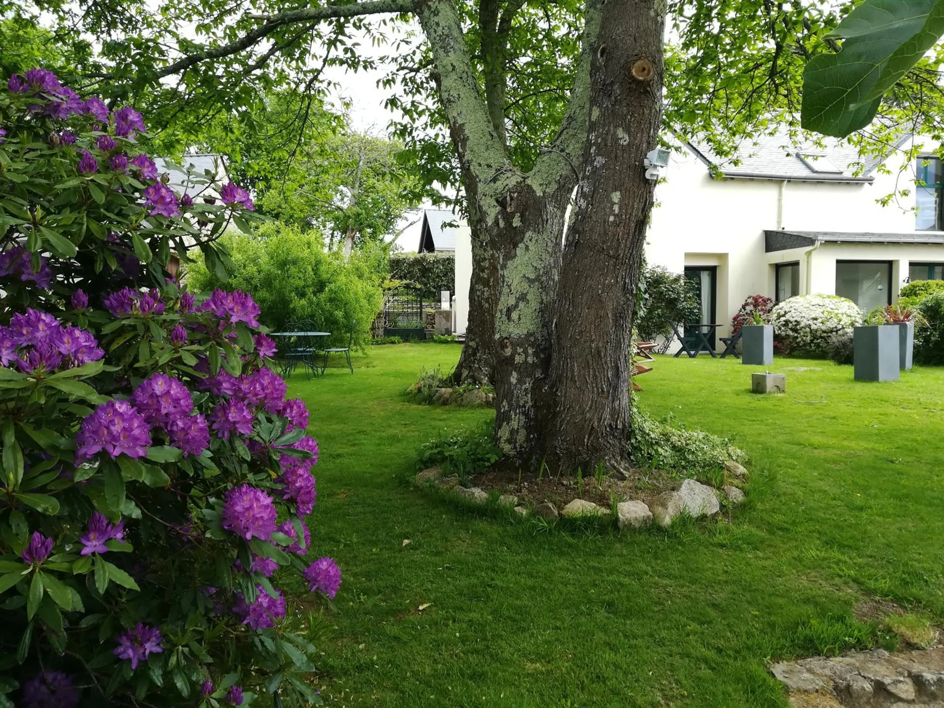 Garden in Ty Coz Breizh Chambres d'hôtes