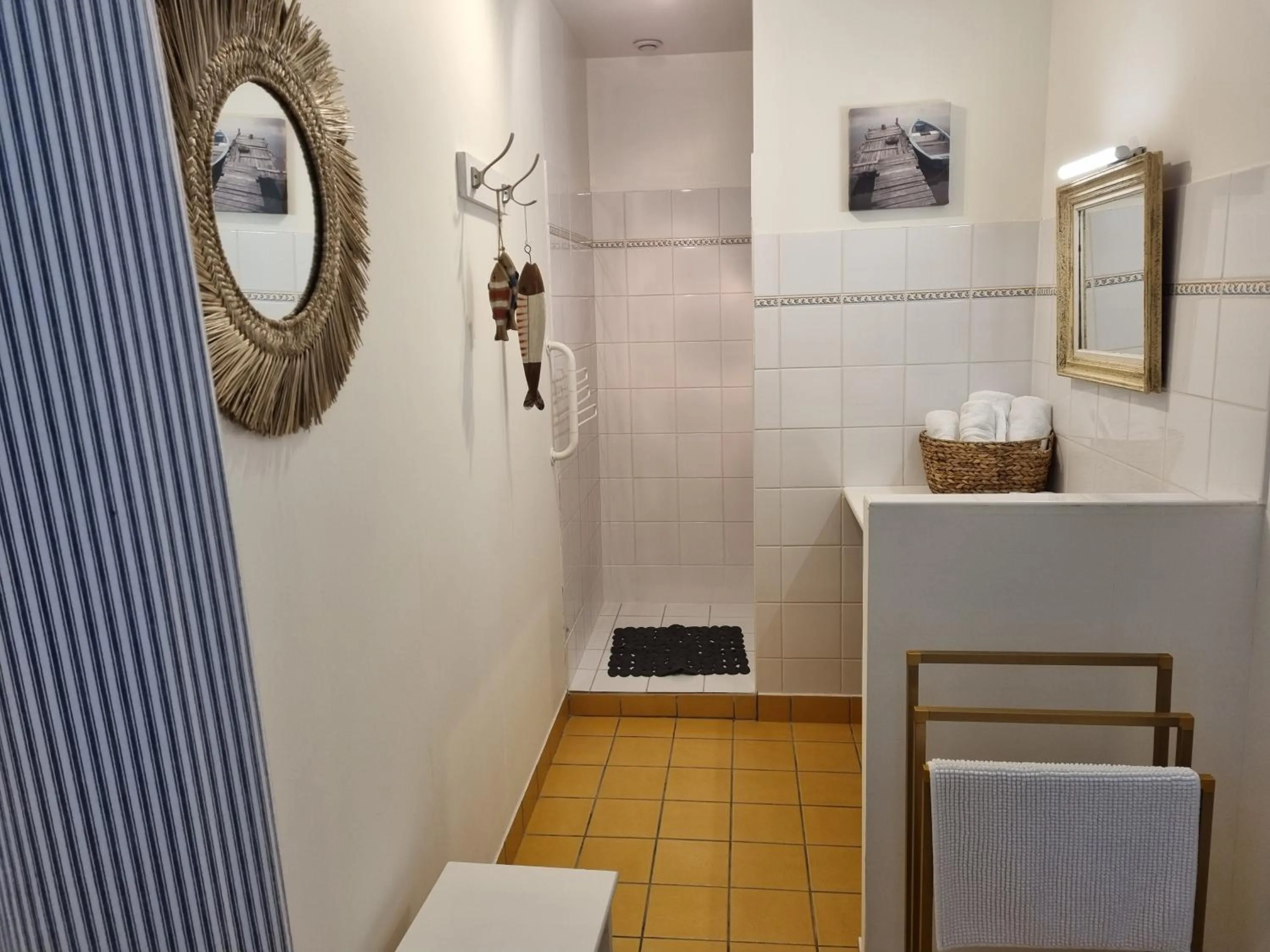 Shower in Ty Coz Breizh Chambres d'hôtes