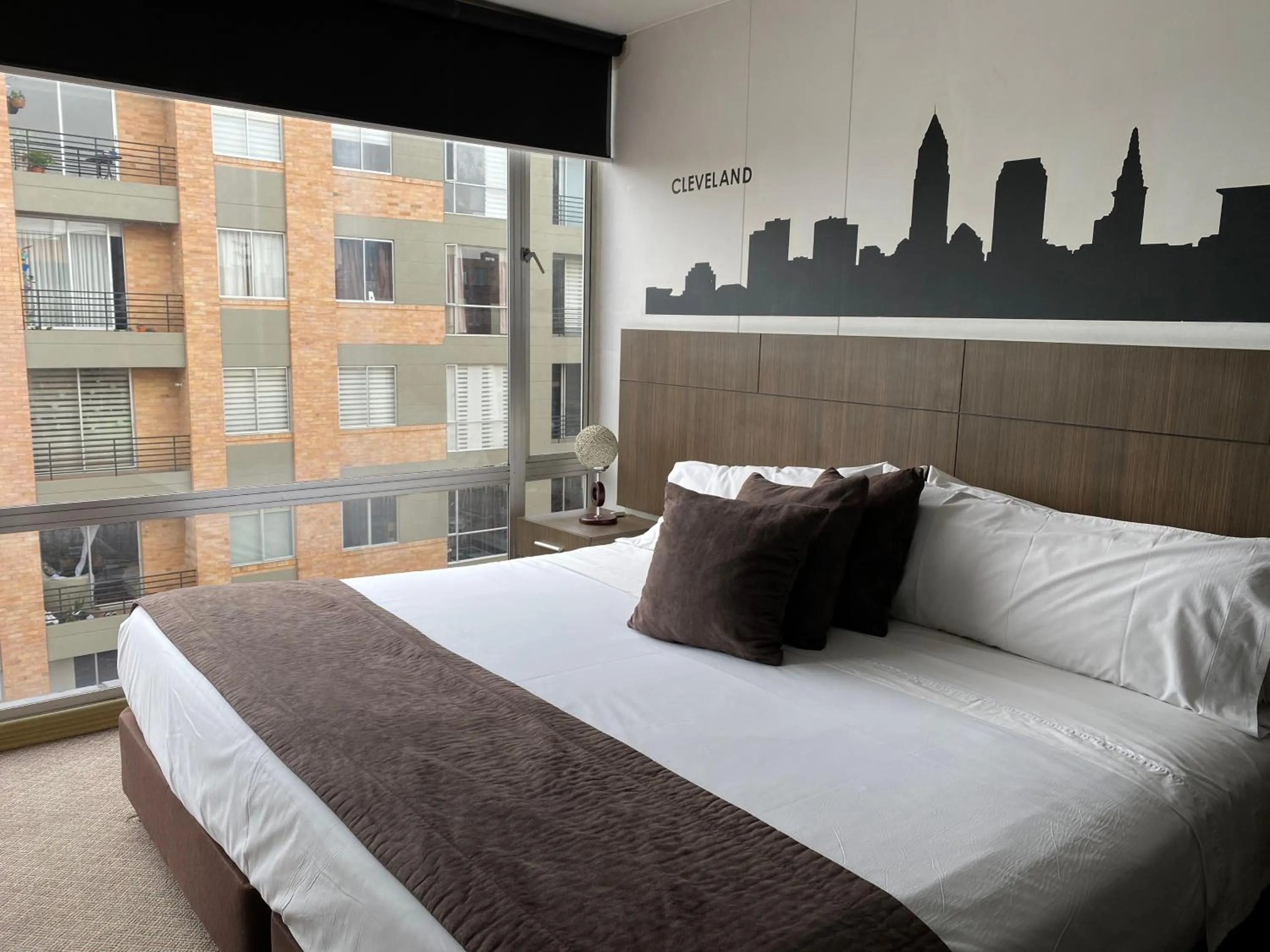 View (from property/room), Bed in Hotel Apartamentos Regency La Feria