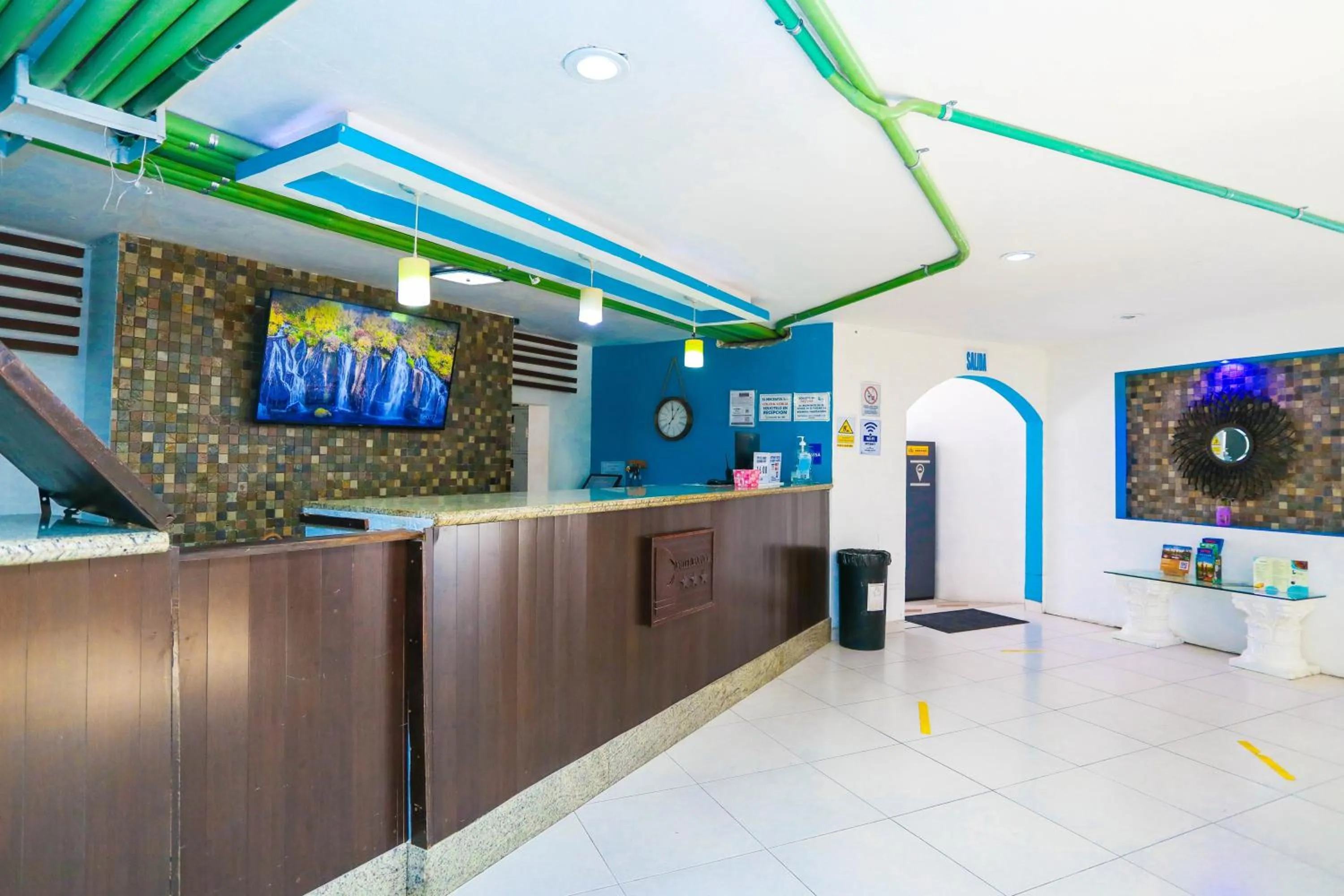 Lobby or reception in Hotel Parador