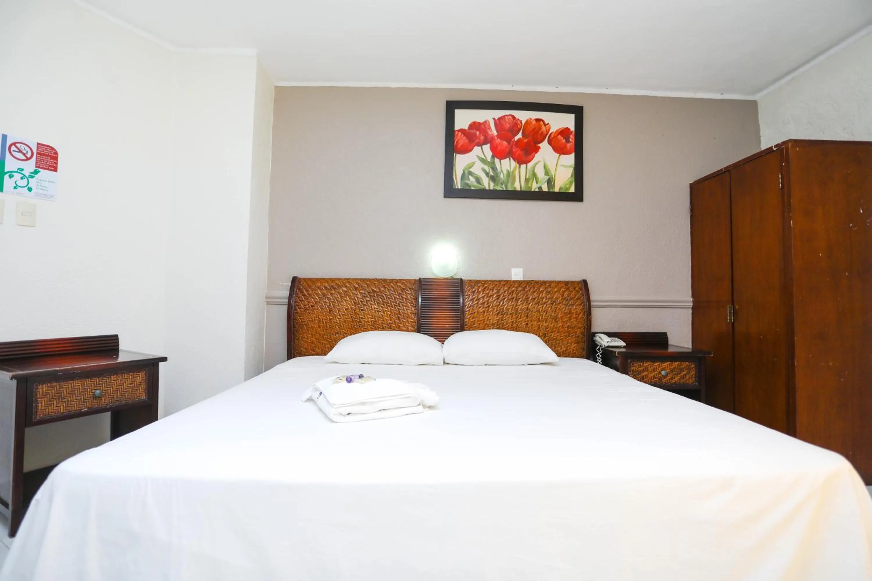 Bed in Hotel Parador