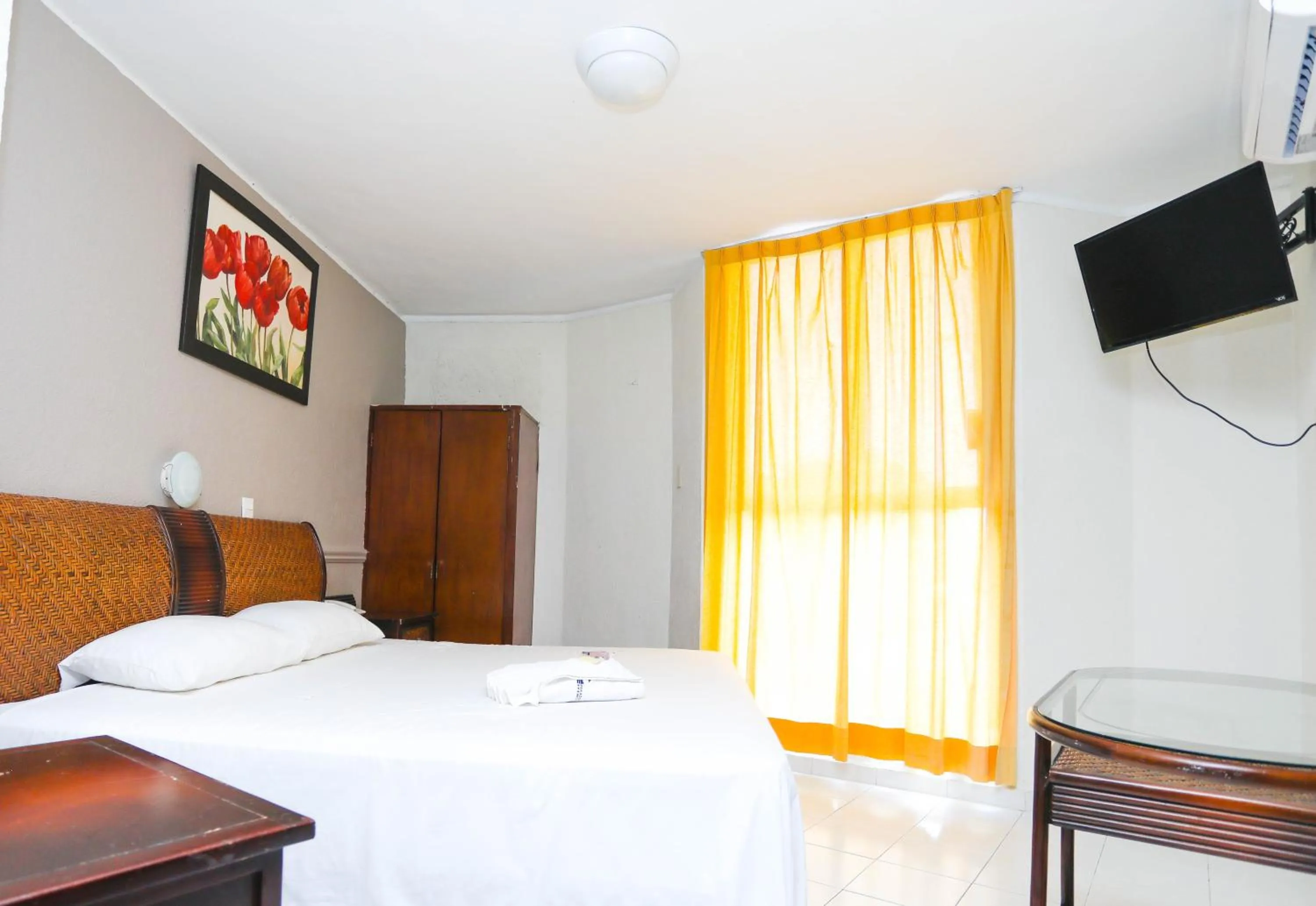 Bird's eye view, Bed in Hotel Parador