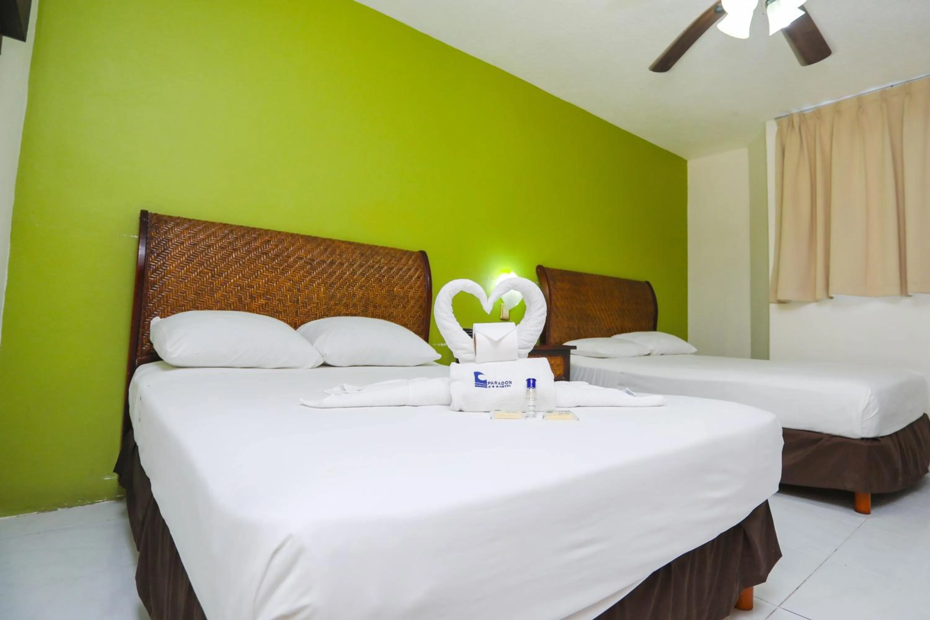 Bed in Hotel Parador