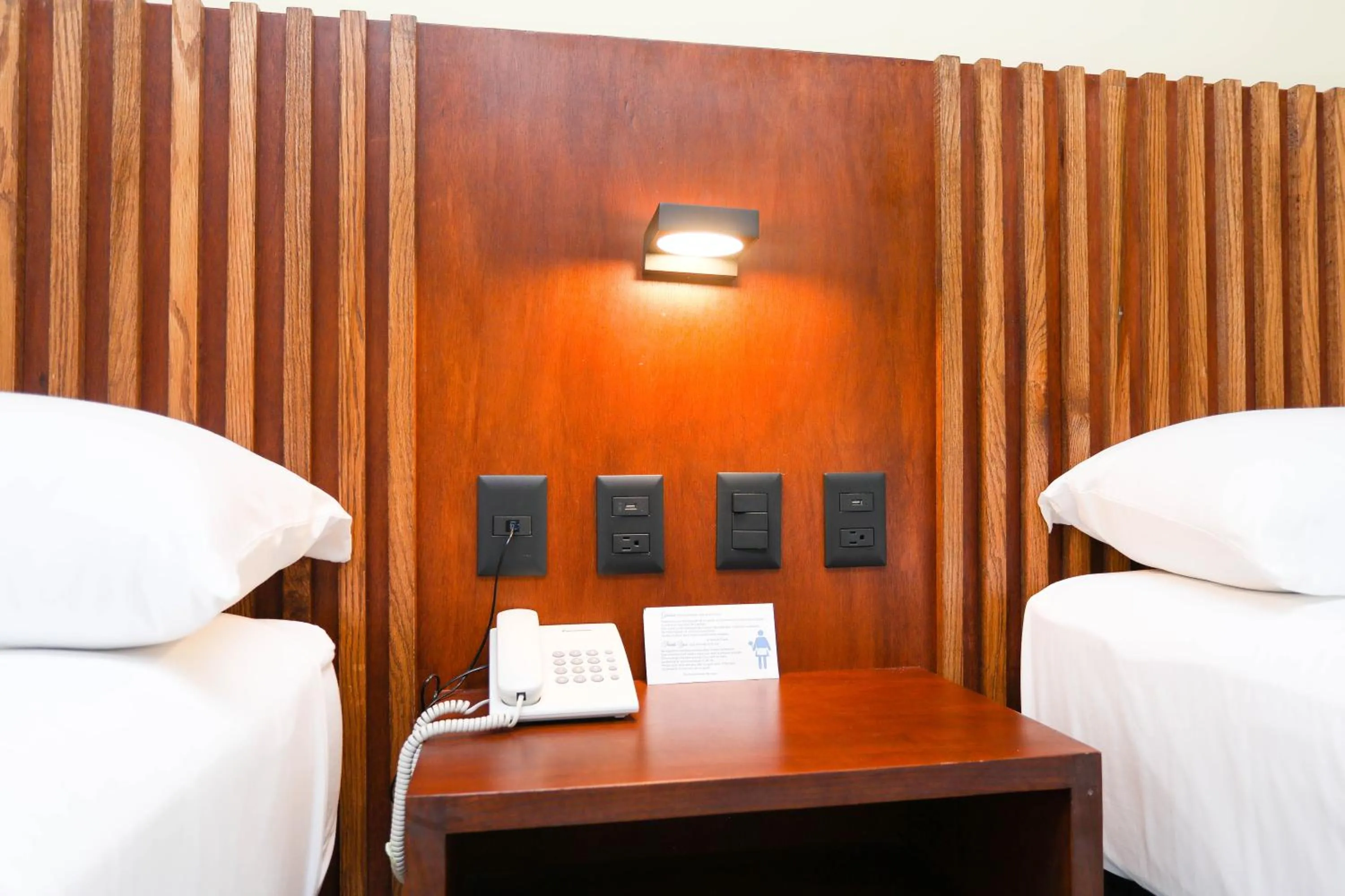 Bed in Hotel Parador