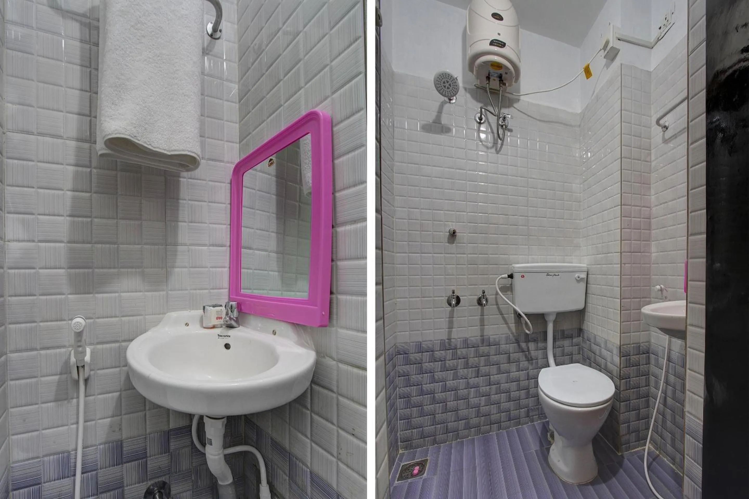 Bathroom in Hotel O by OYO roomz