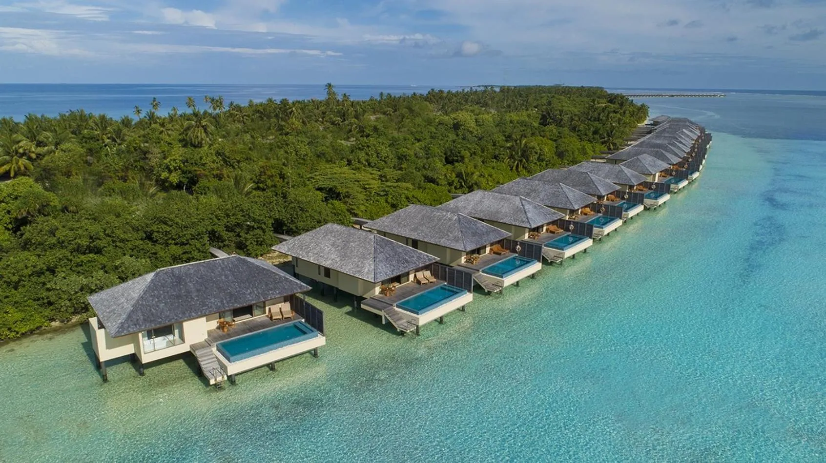 Bird's eye view in The Residence Maldives at Dhigurah