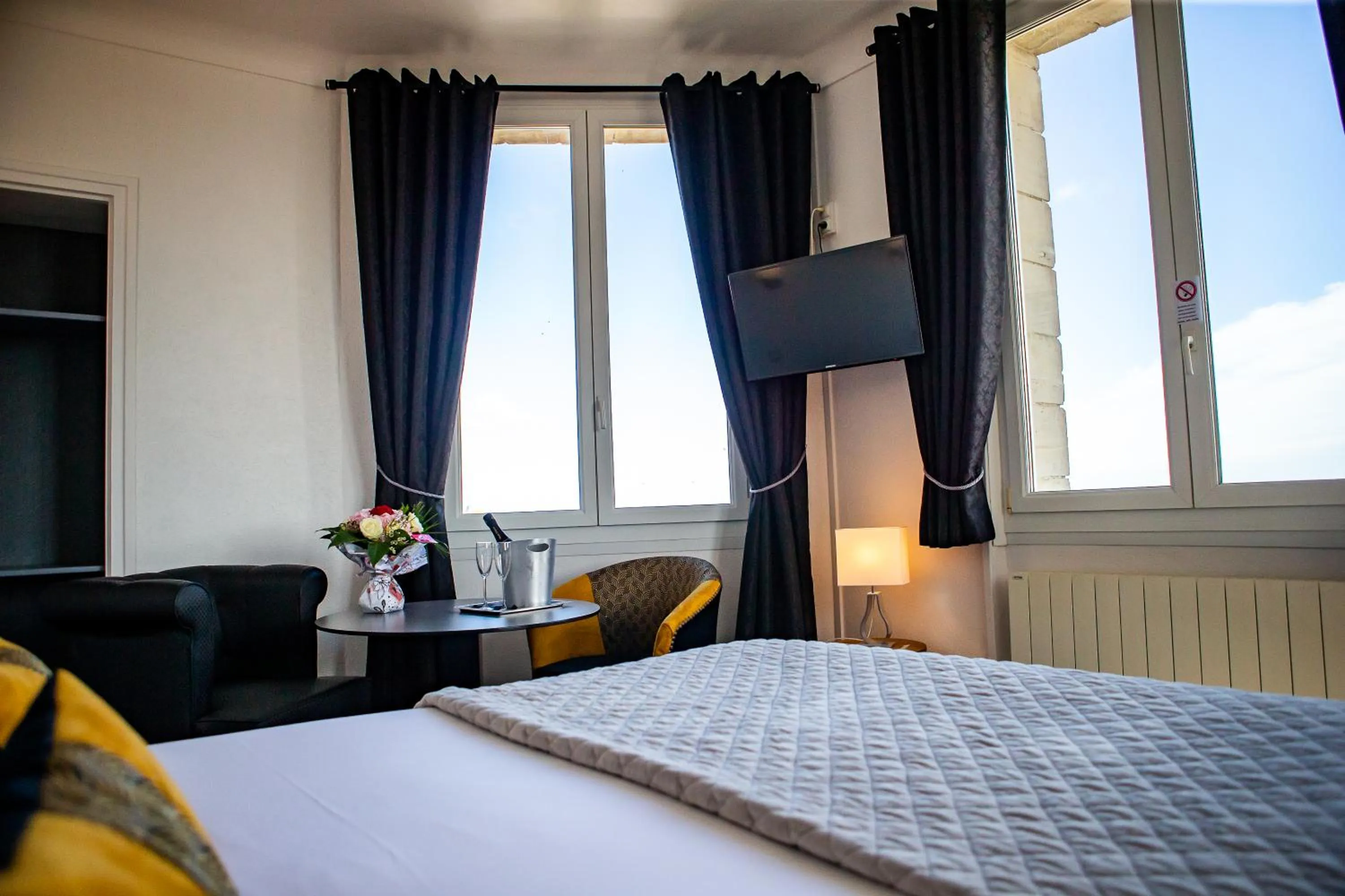 Bed in La Villa Andry