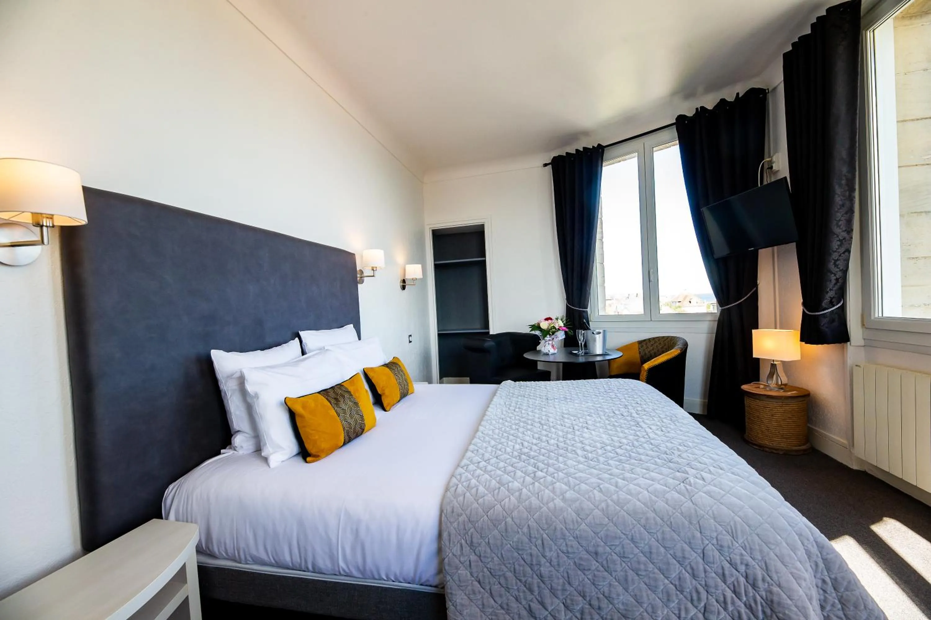 Bed in La Villa Andry