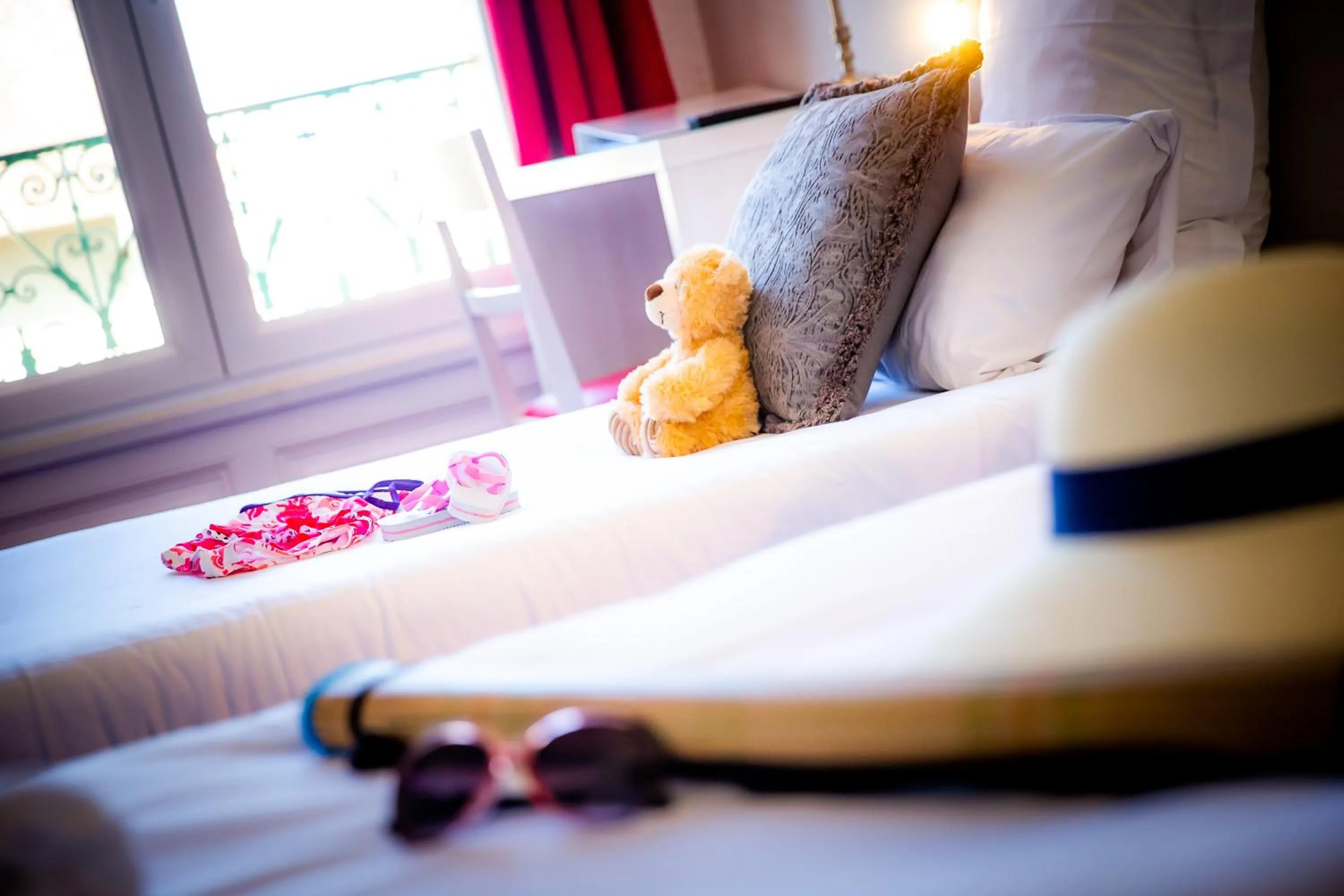 Bed in La Villa Andry