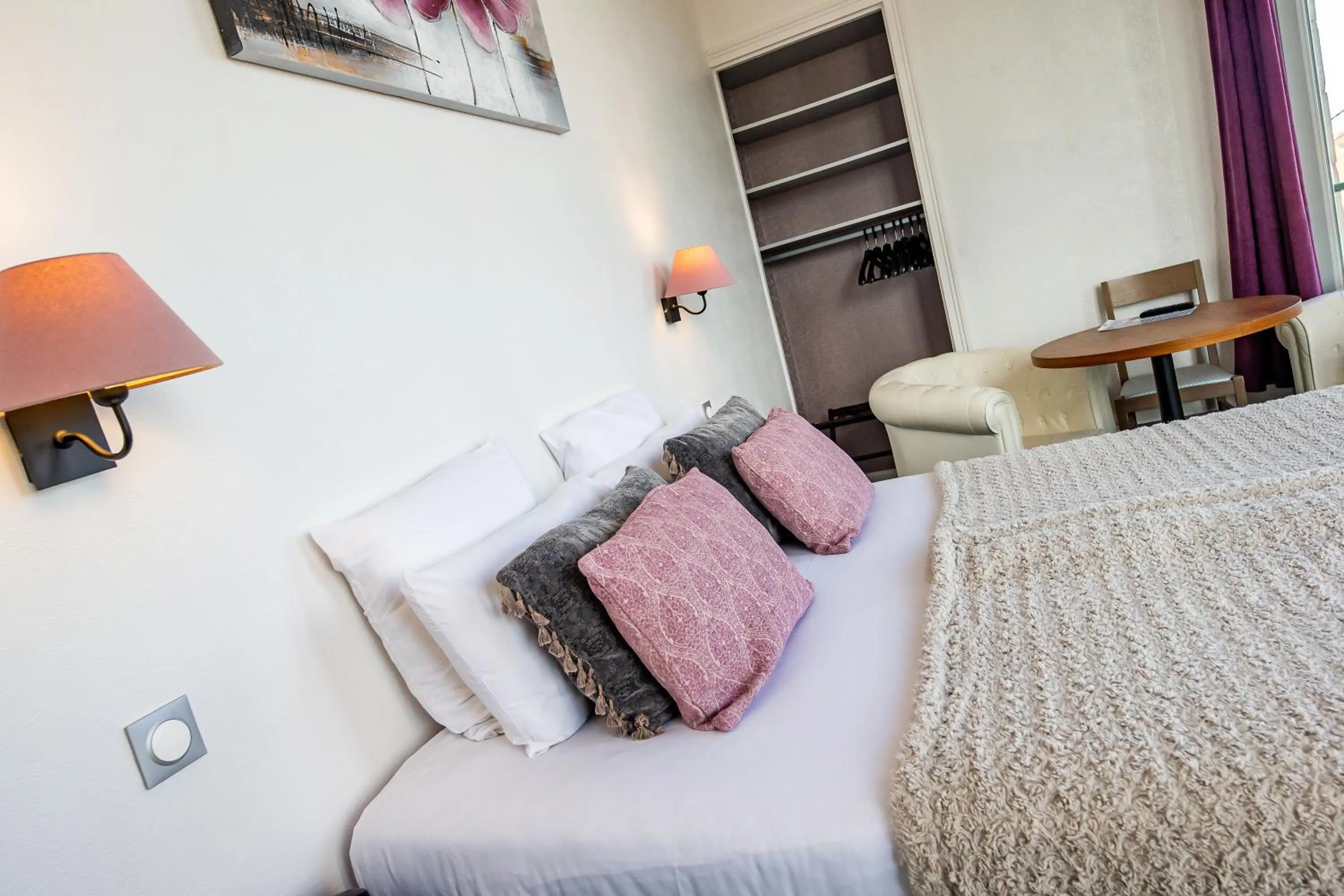 Bed in La Villa Andry