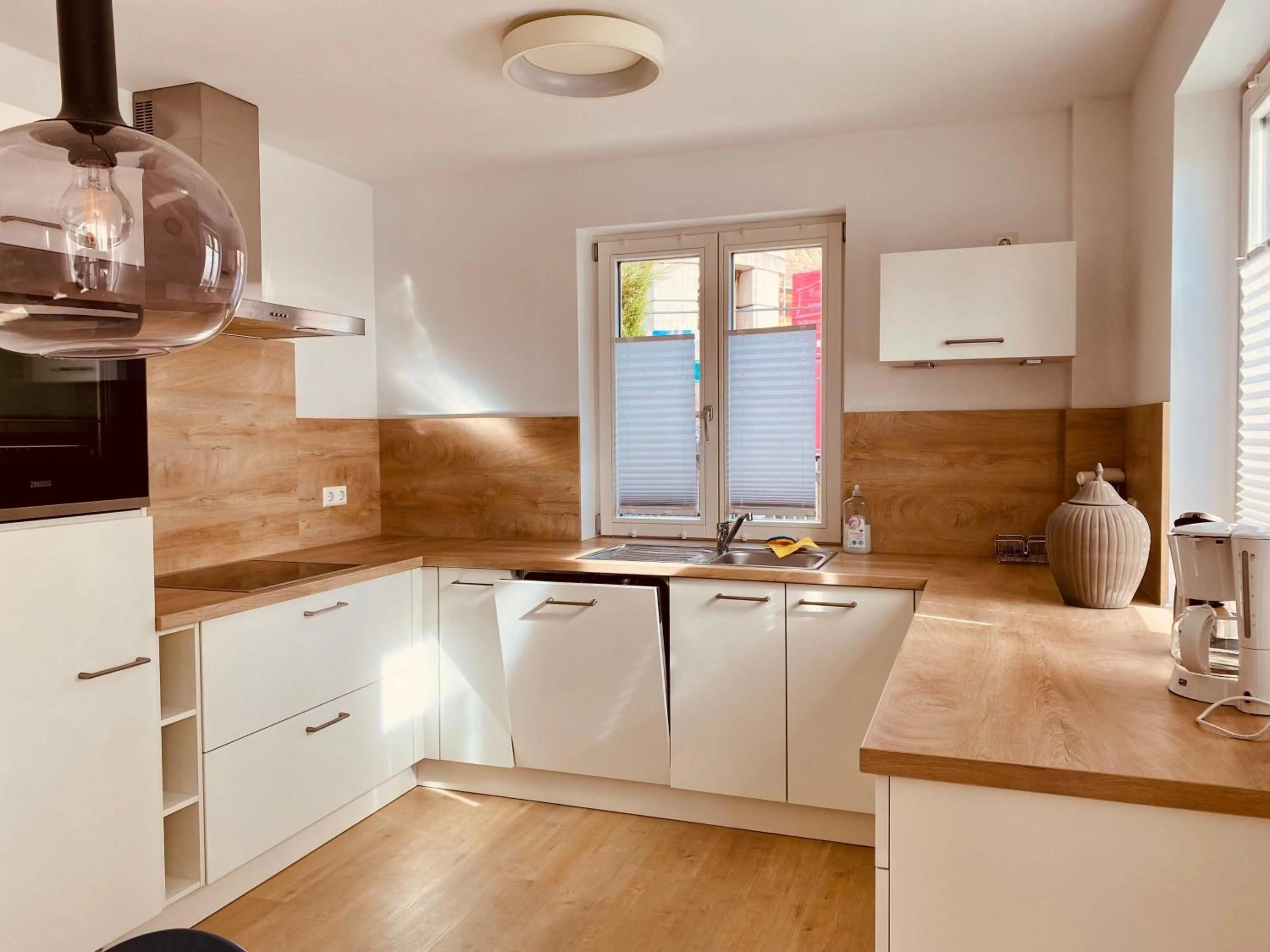 Kitchen or kitchenette in Hotel Burg Abenberg