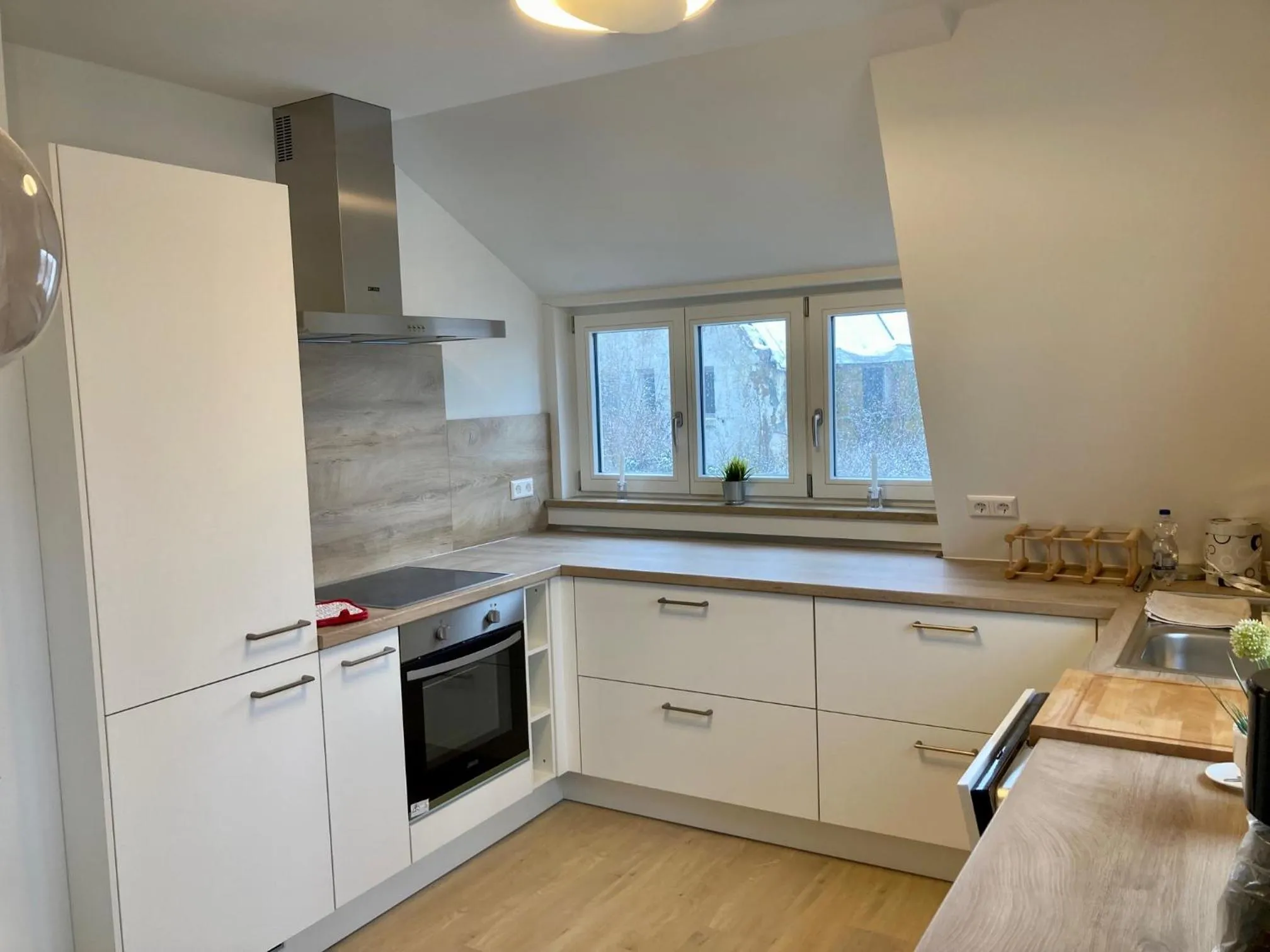 Kitchen or kitchenette in Hotel Burg Abenberg