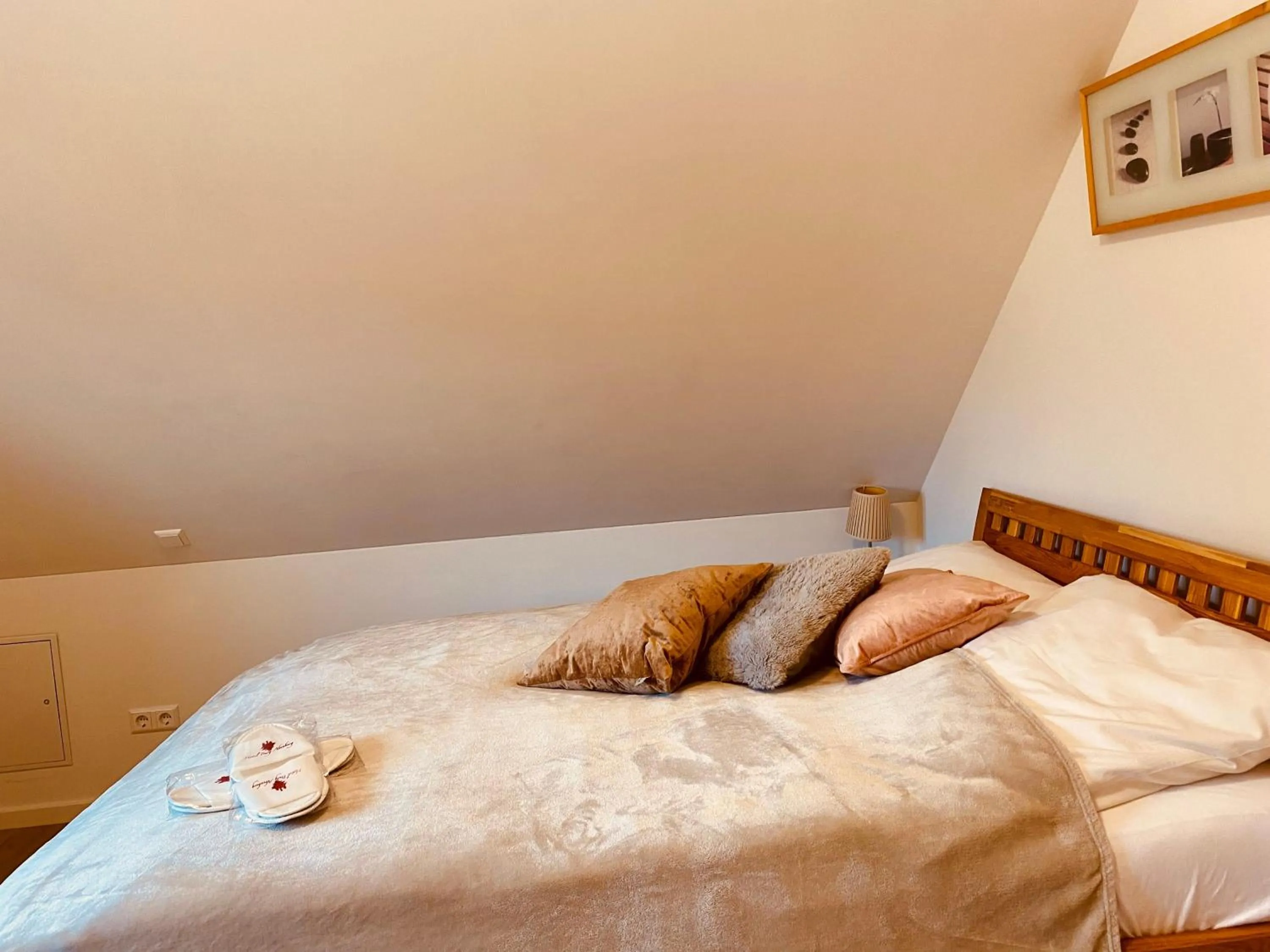 Bed in Hotel Burg Abenberg