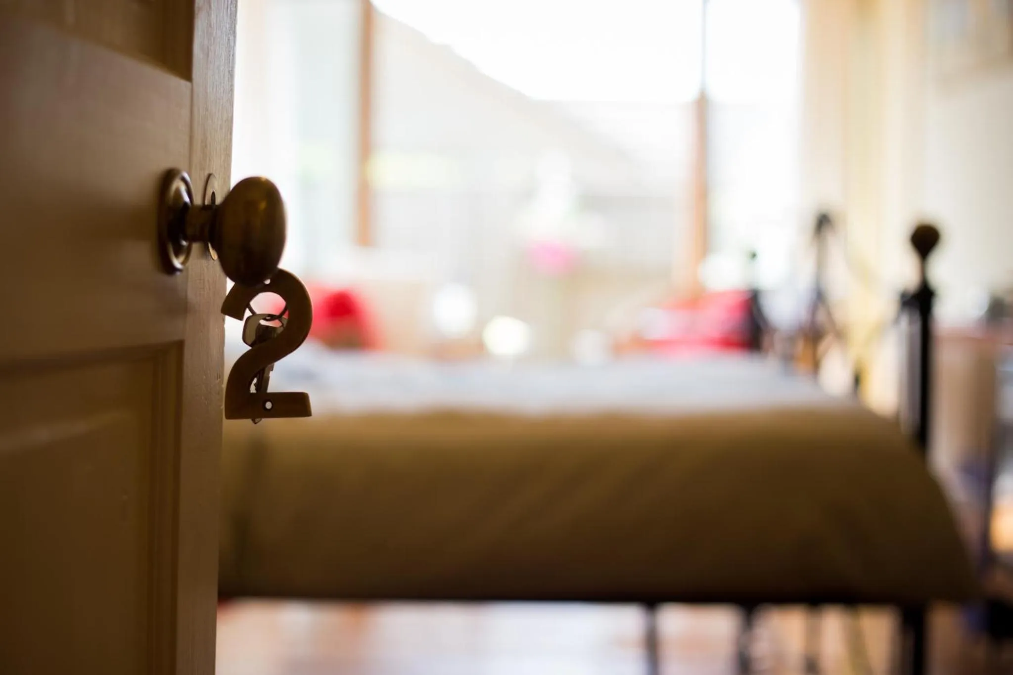Bedroom, Bed in Heatherbell Cottage Guest Accommodation