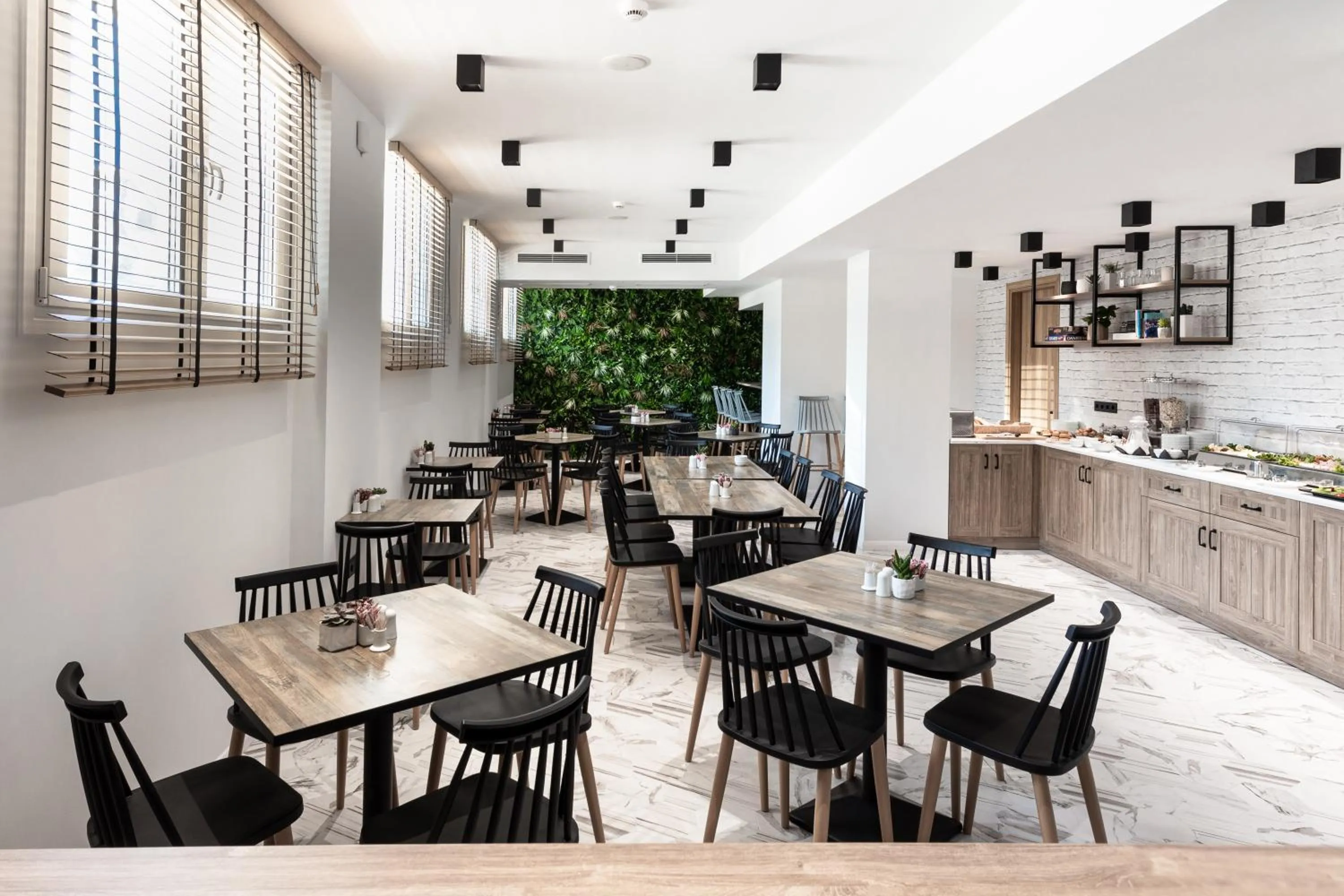 Buffet breakfast in 31 Doors Hotel