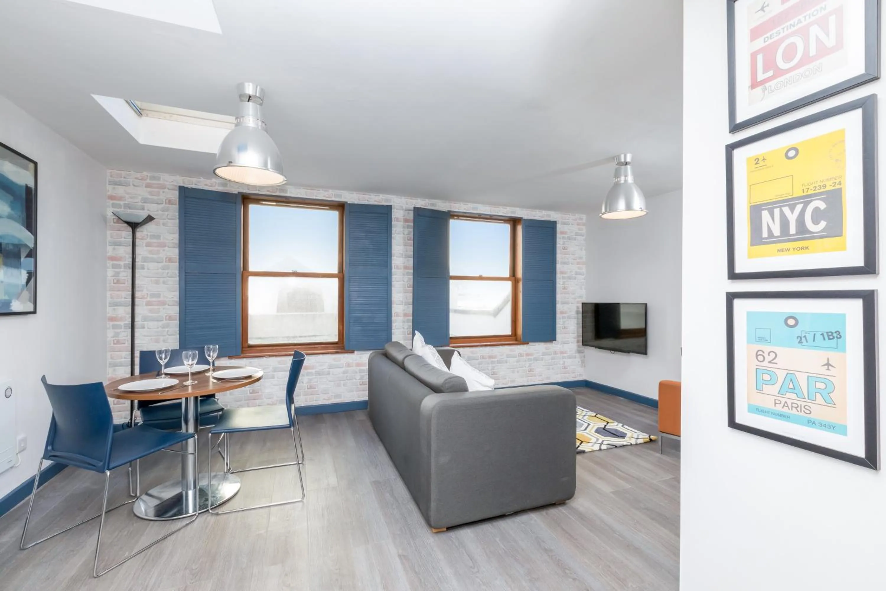 Living room in The Loft Brighton