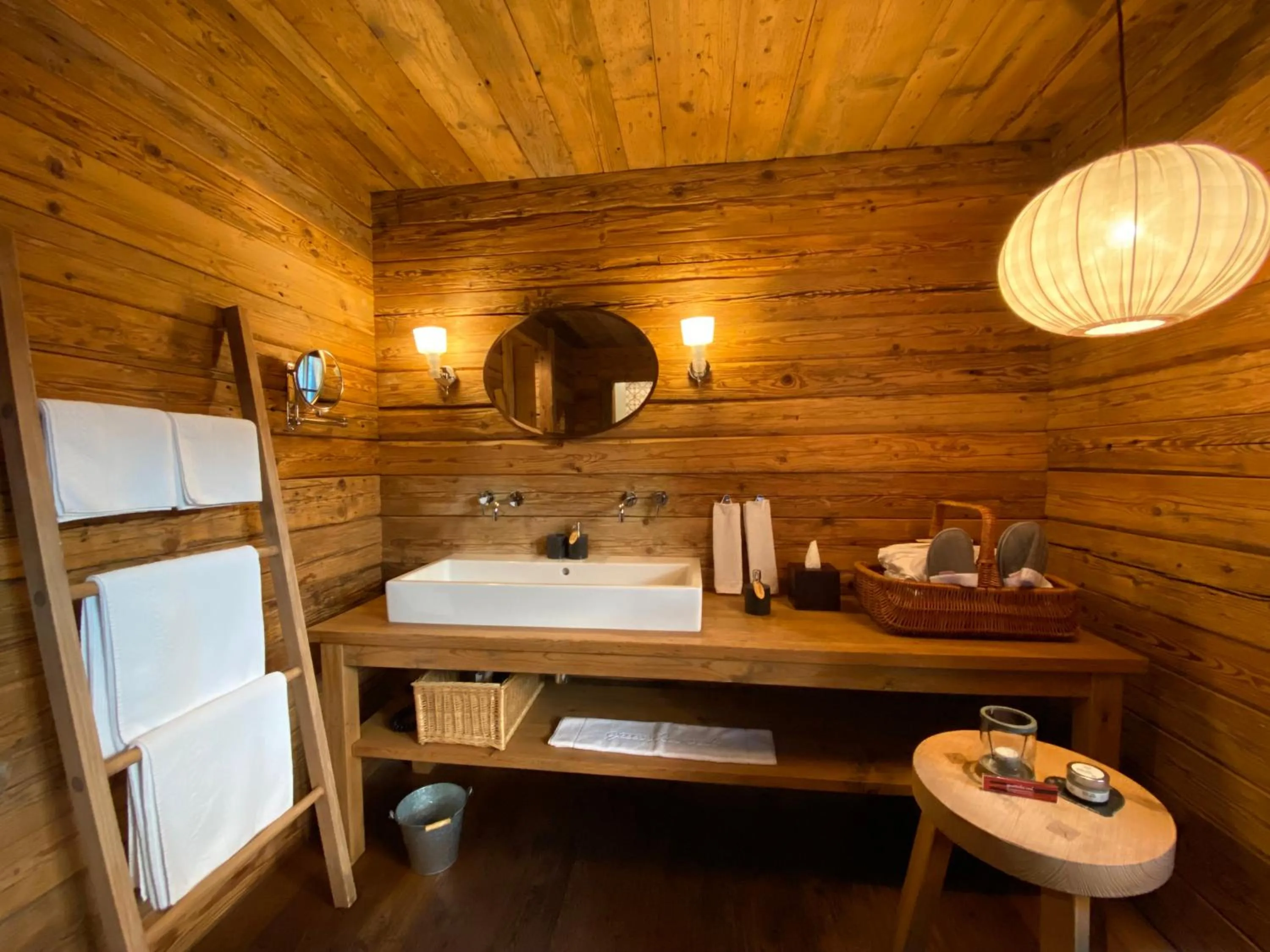 Bathroom in Maiensässhotel Guarda Val