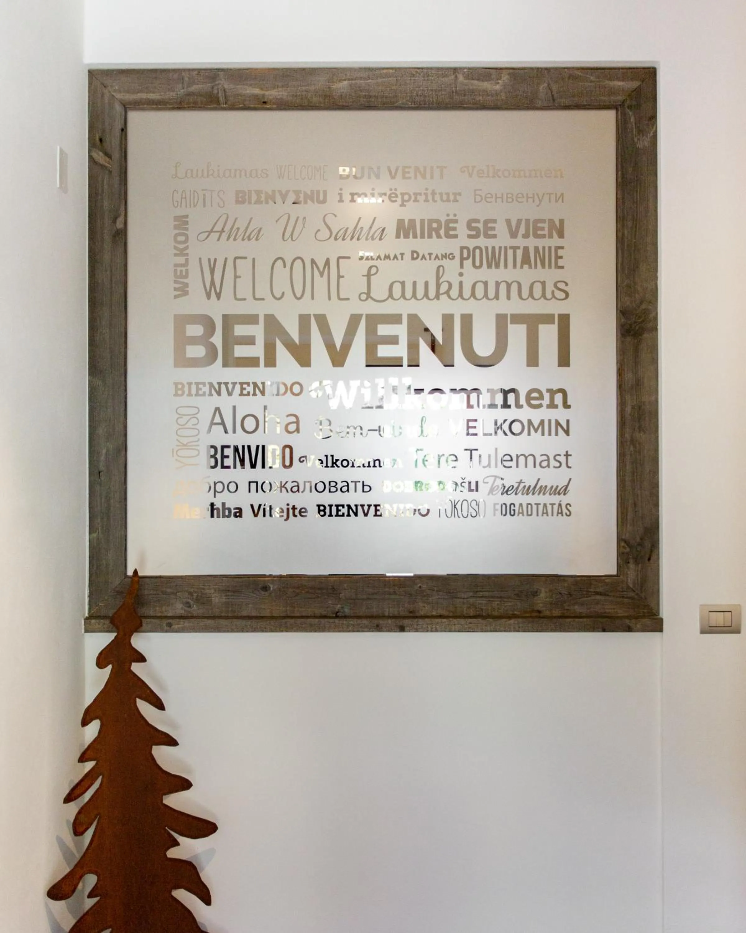 Decorative detail in Residence Mille Montagne