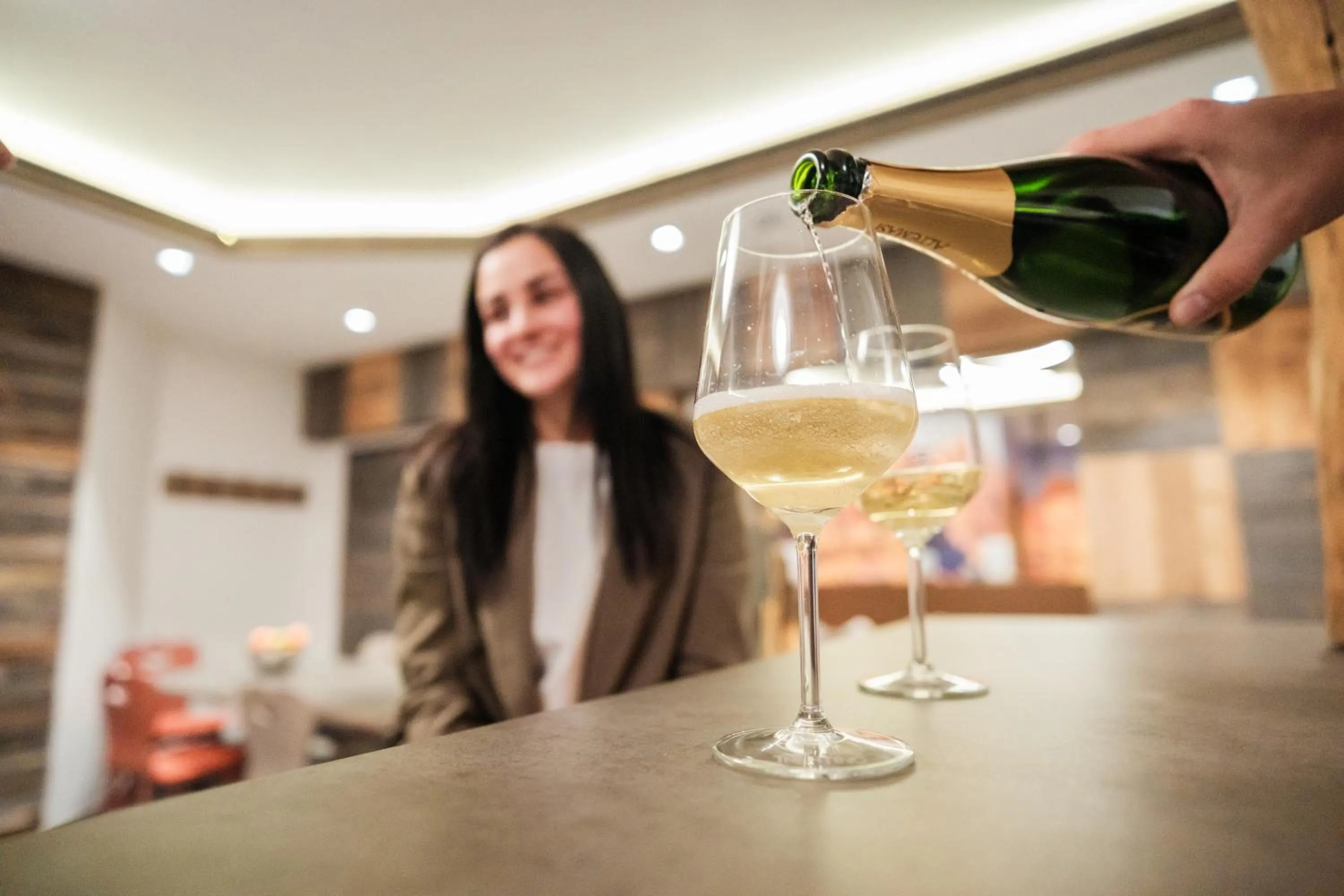 Lounge or bar in Residence Mille Montagne