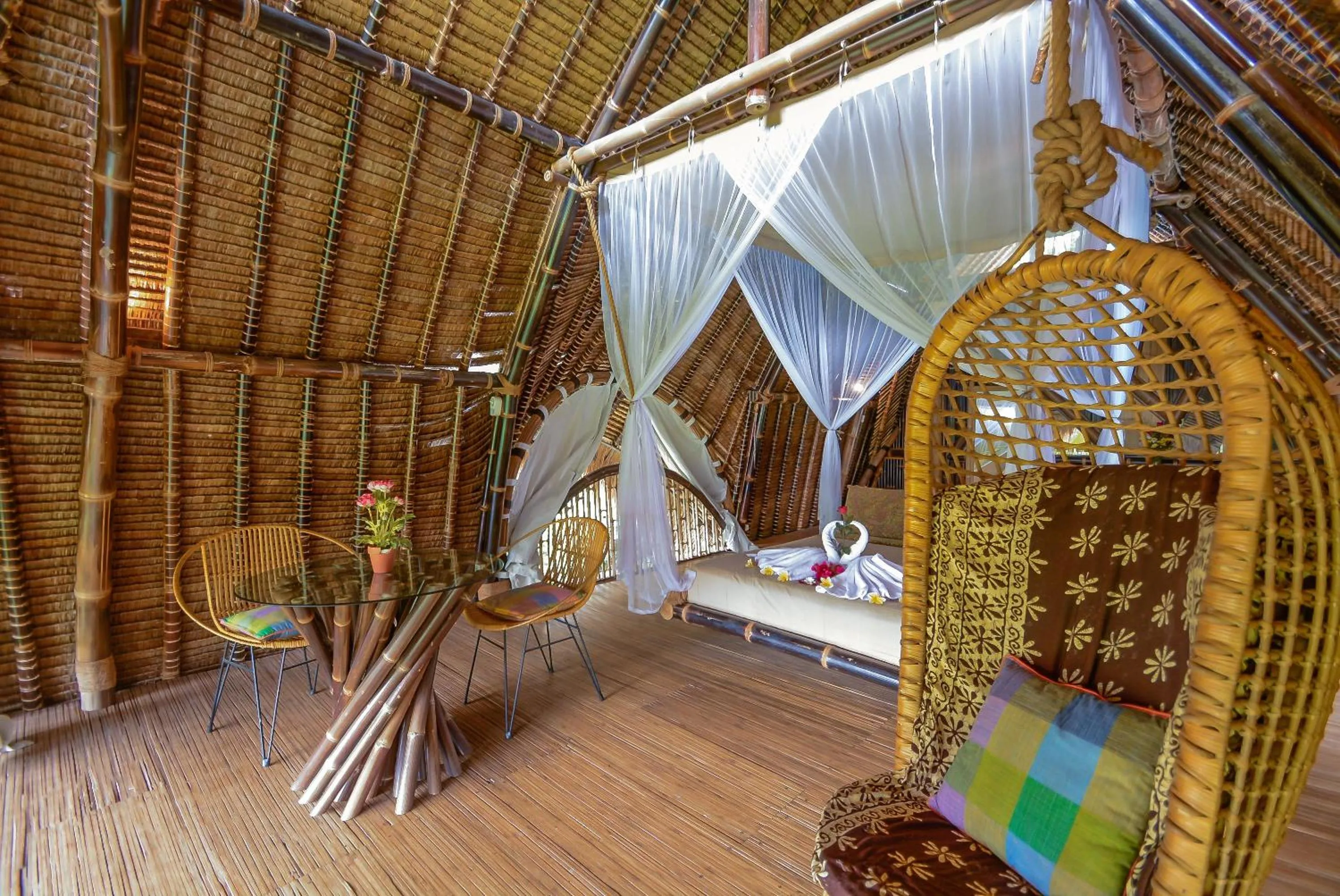 Bed in Le Sabot Ubud