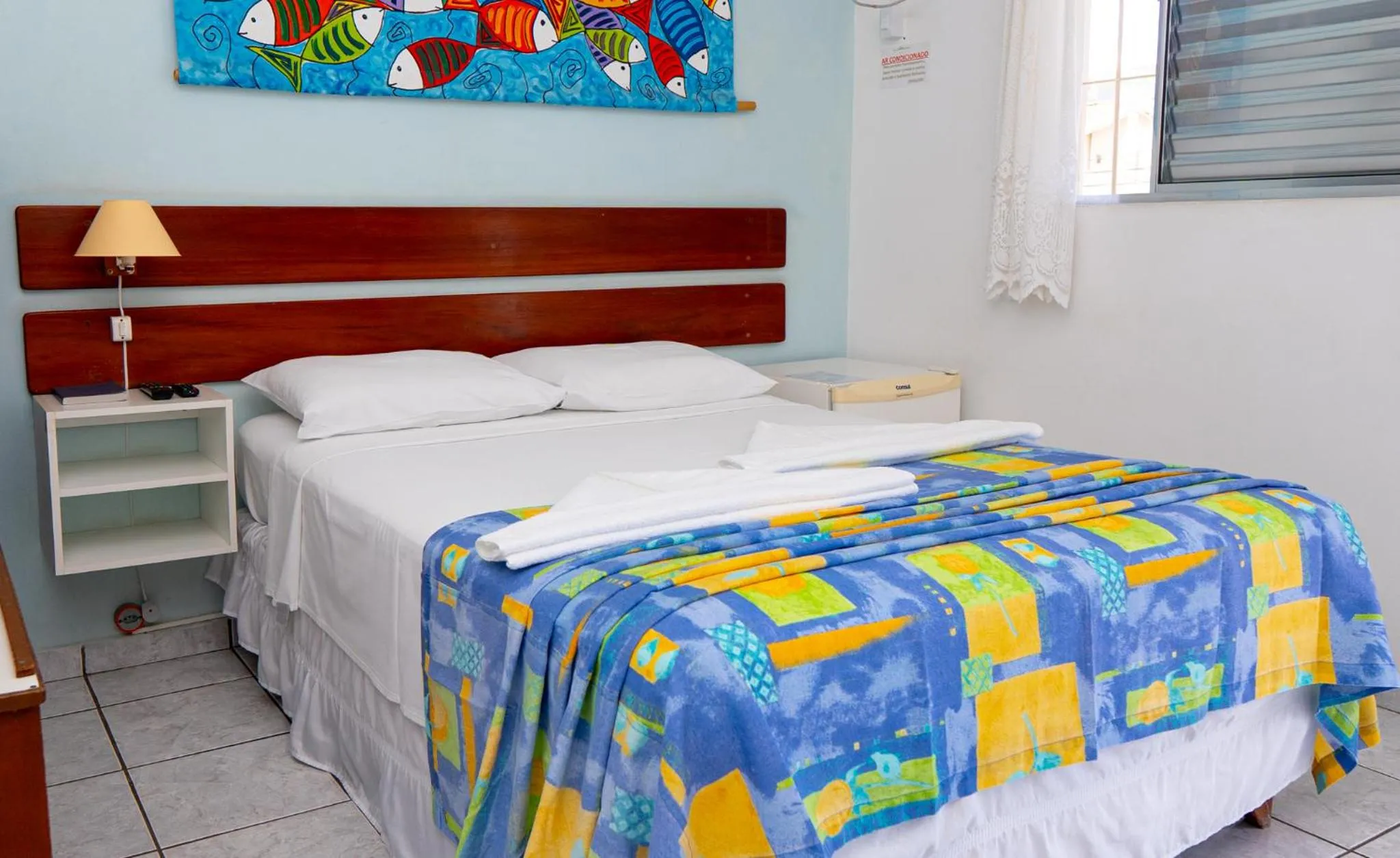 Bed in Pousada do Rei