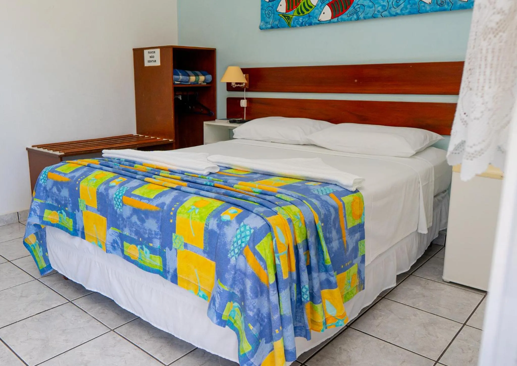 Bed in Pousada do Rei