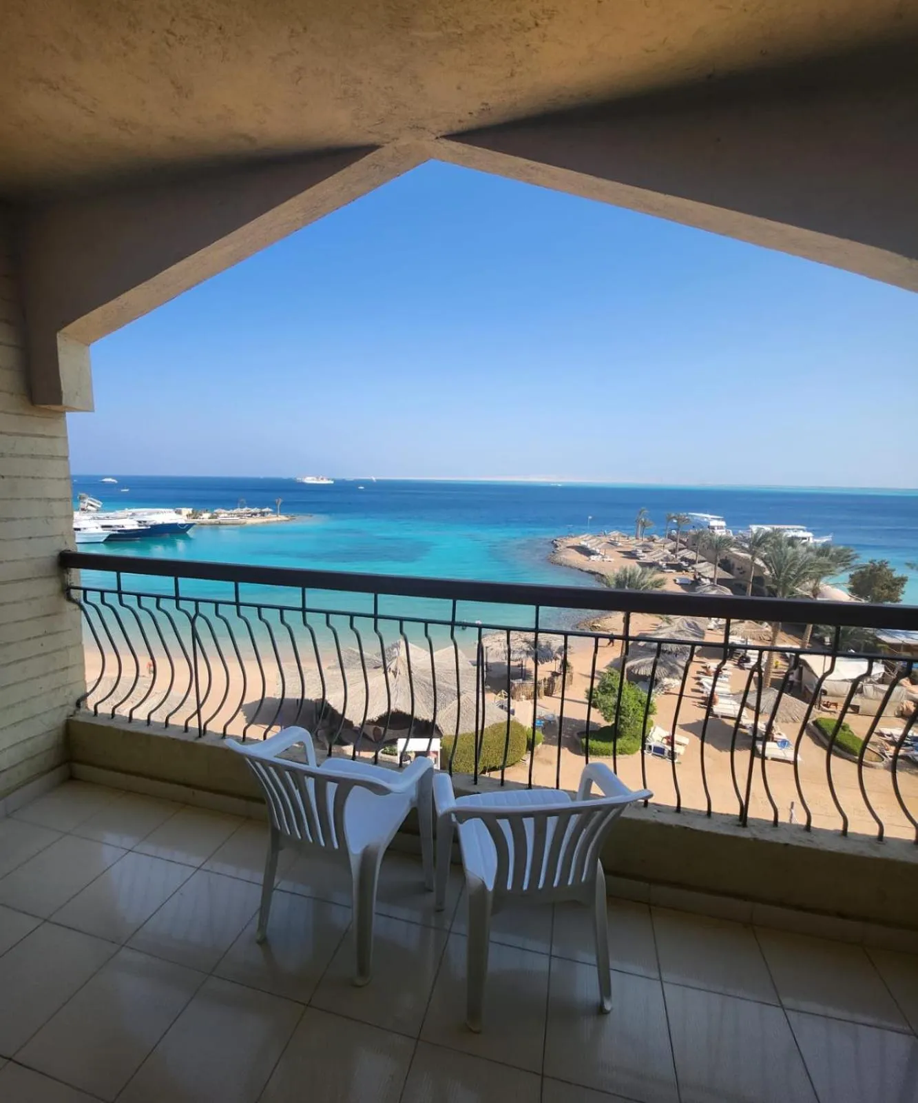 Balcony/Terrace in Regina Resort and Aqua Park Hurghada