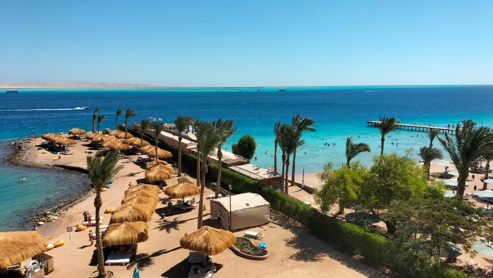 Beach in Regina Resort and Aqua Park Hurghada