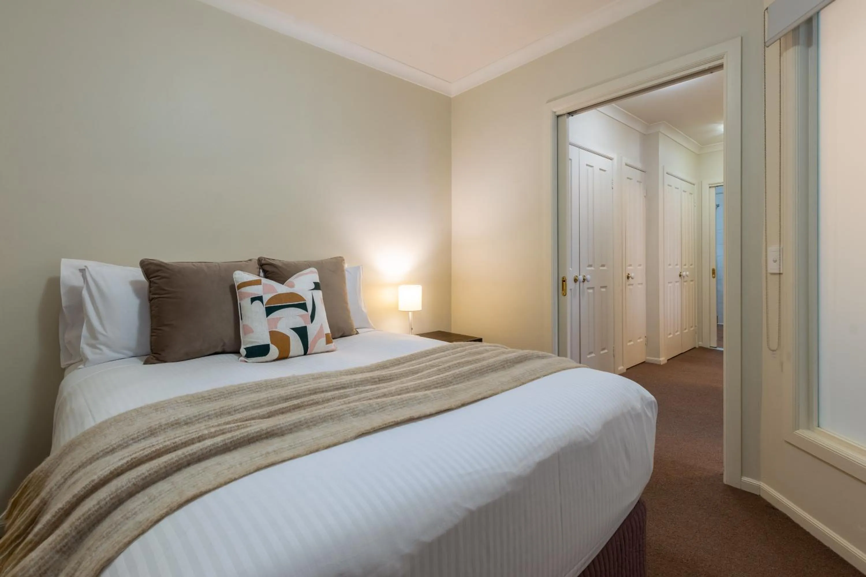 Bed in Lifestyle Apartments at Ferntree