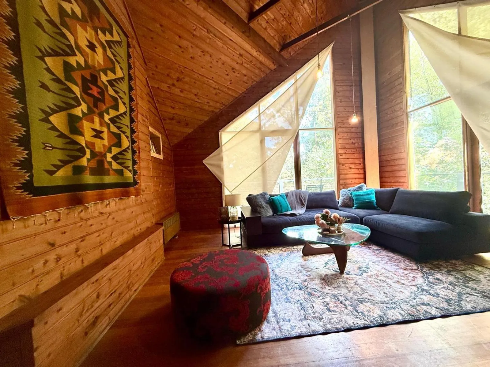 Living room in Forget Me Not Cottages