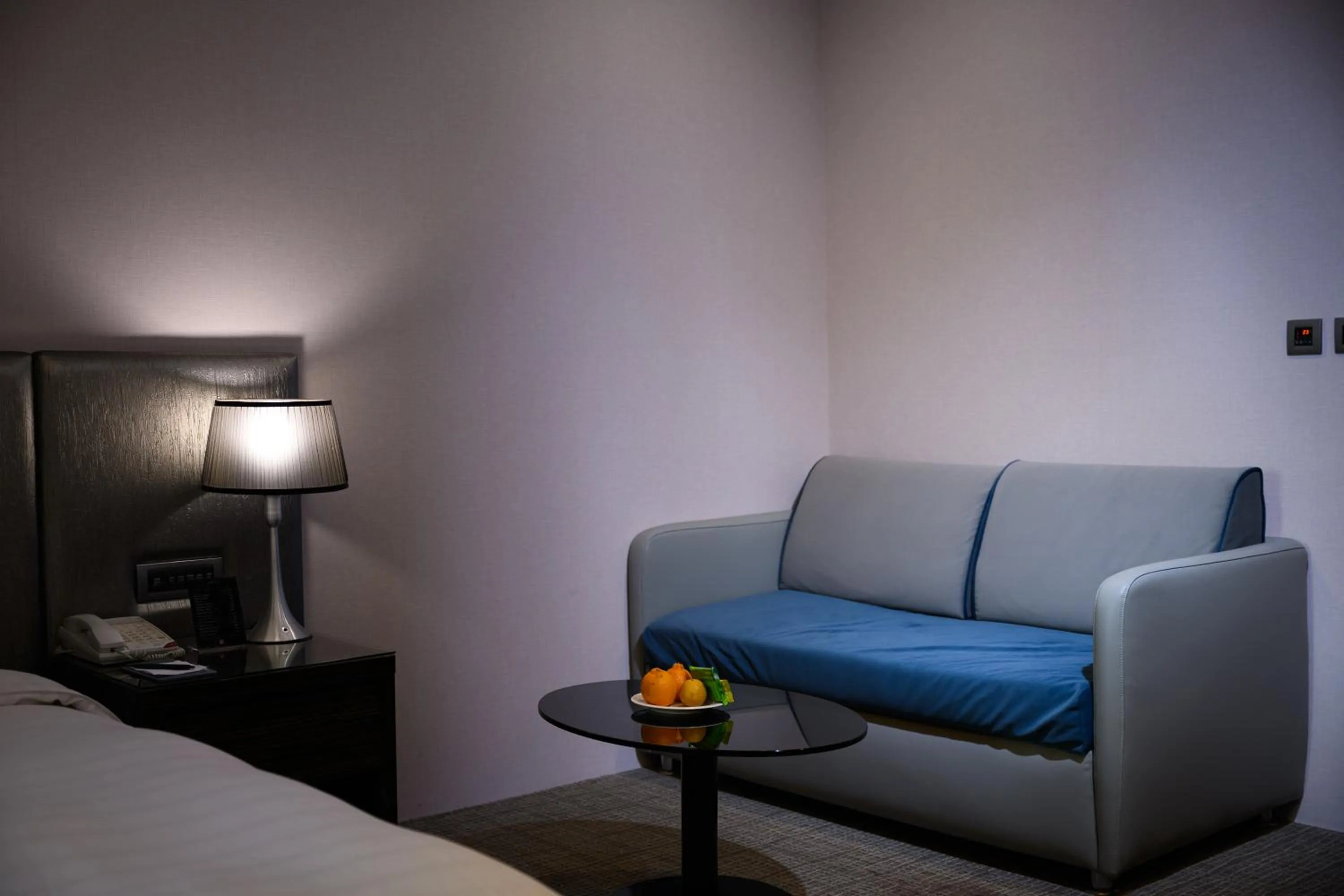 Living room in Hotel Geight Taipei