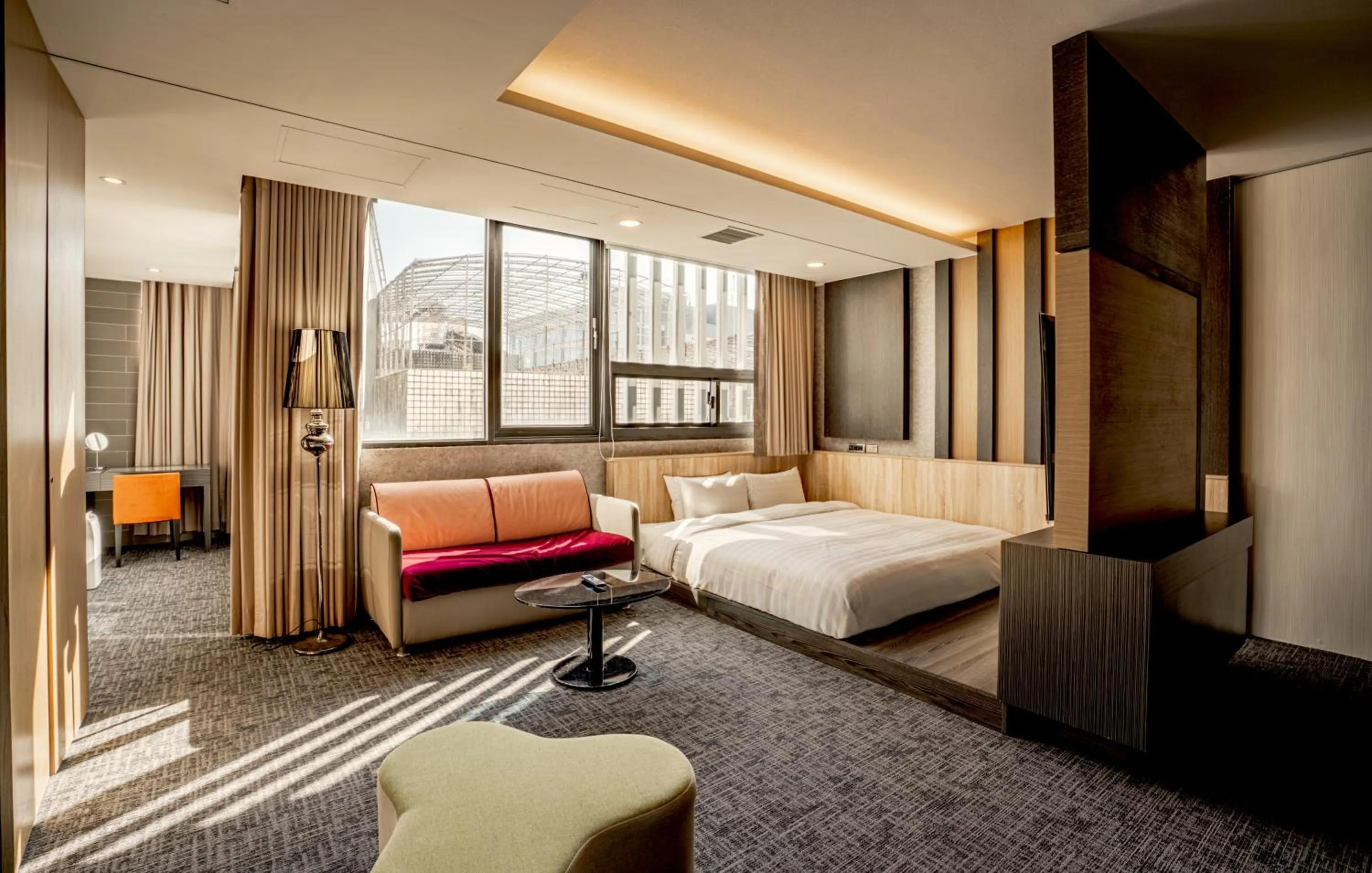 Photo of the whole room, Bed in Hotel Geight Taipei