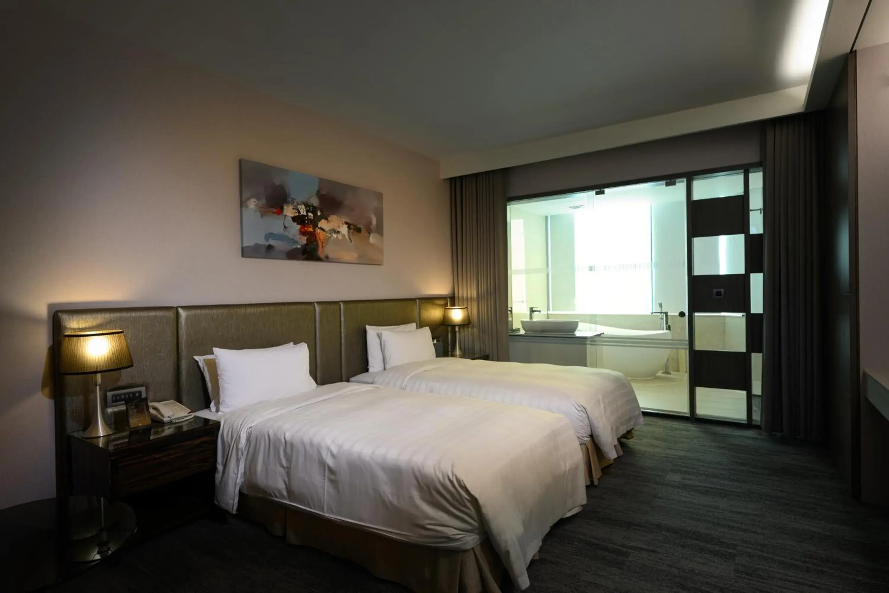 Deluxe Twin Room in Hotel Geight Taipei Deluxe Twin Room in Hotel Geight Taipei