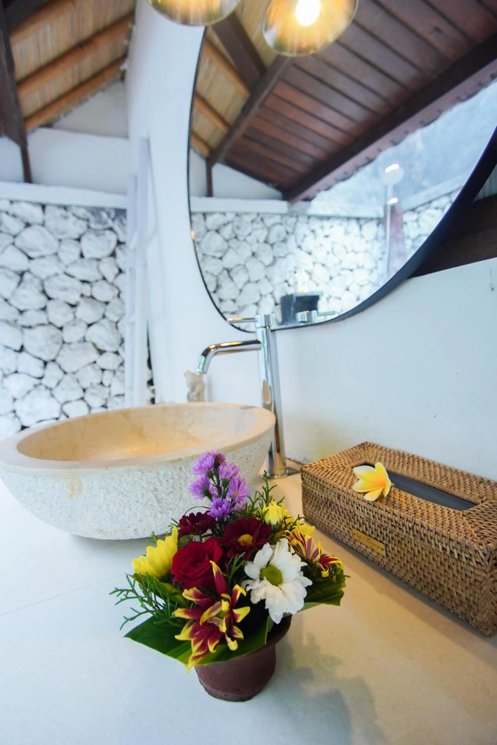 Bathroom in The Calmtree Bungalows