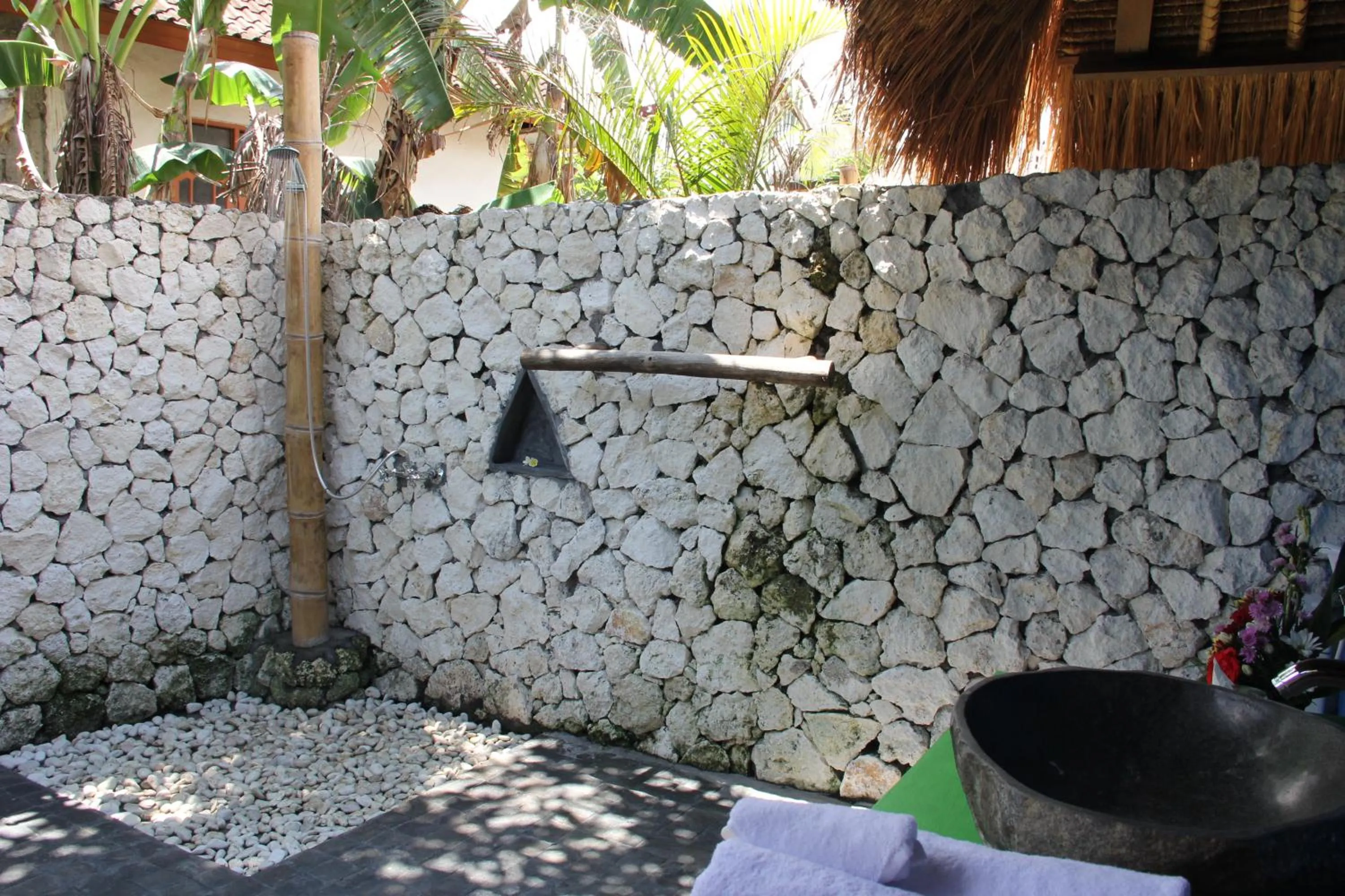 Bathroom in The Calmtree Bungalows