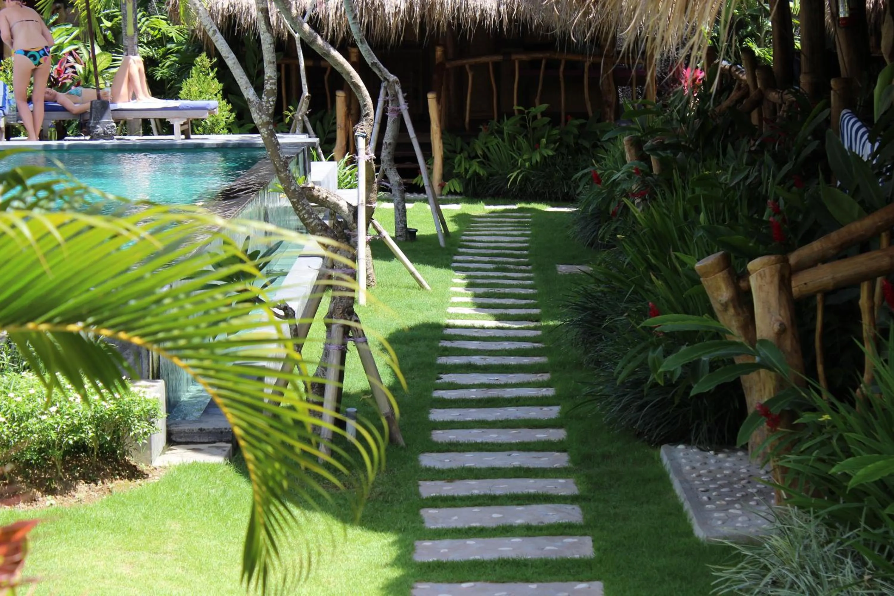 Garden in The Calmtree Bungalows