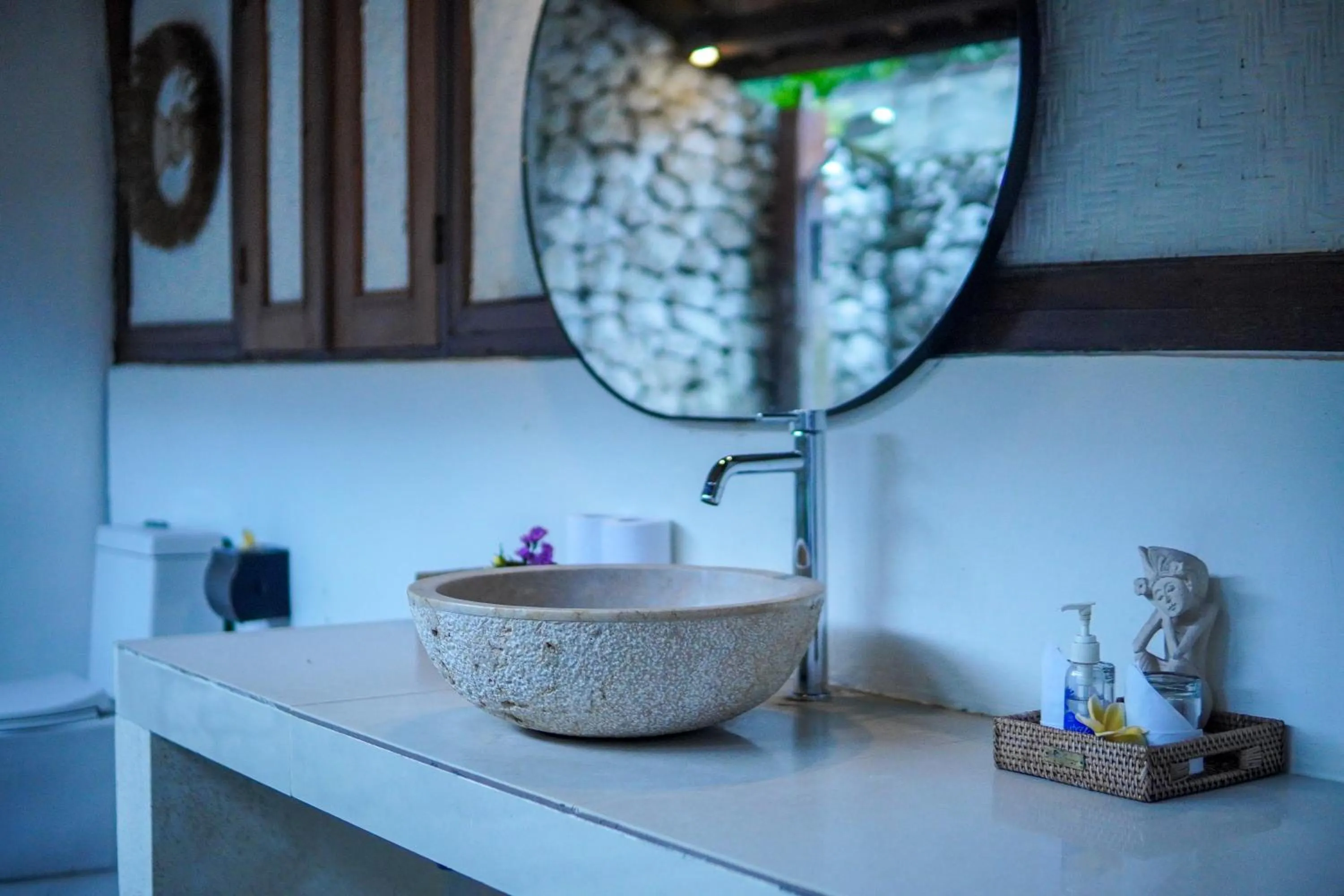 Bathroom in The Calmtree Bungalows