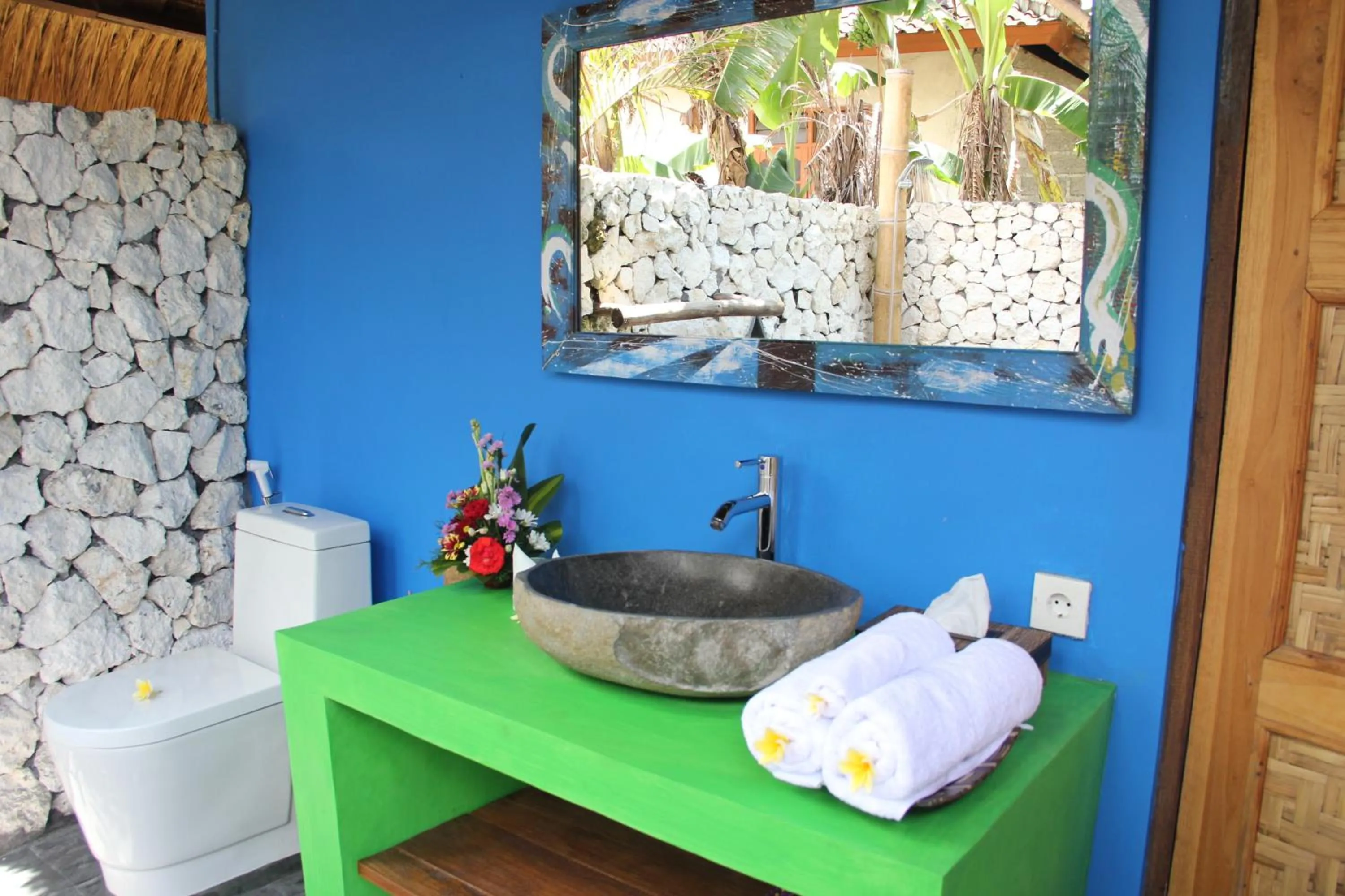 Bathroom in The Calmtree Bungalows