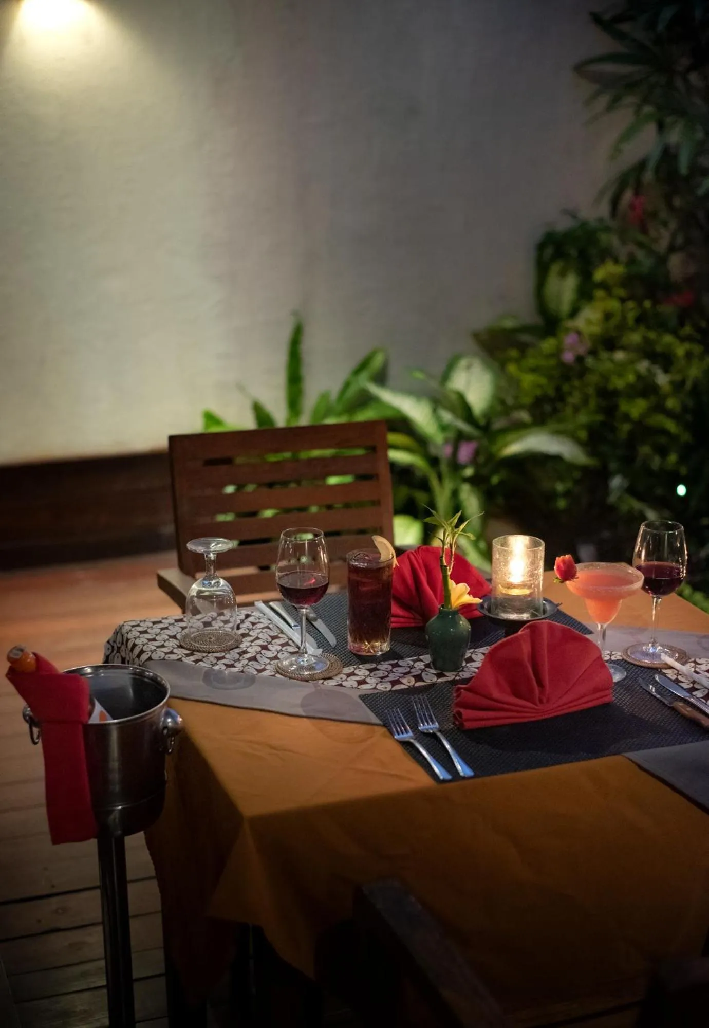 Dinner in Ubud Padi Villas