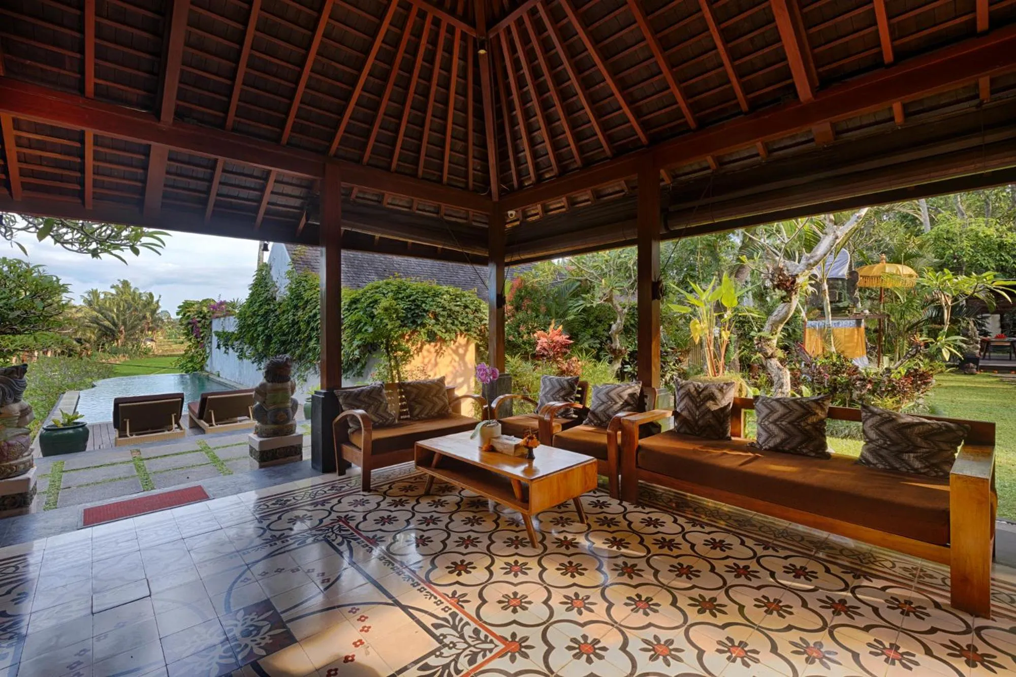 Lobby or reception in Ubud Padi Villas