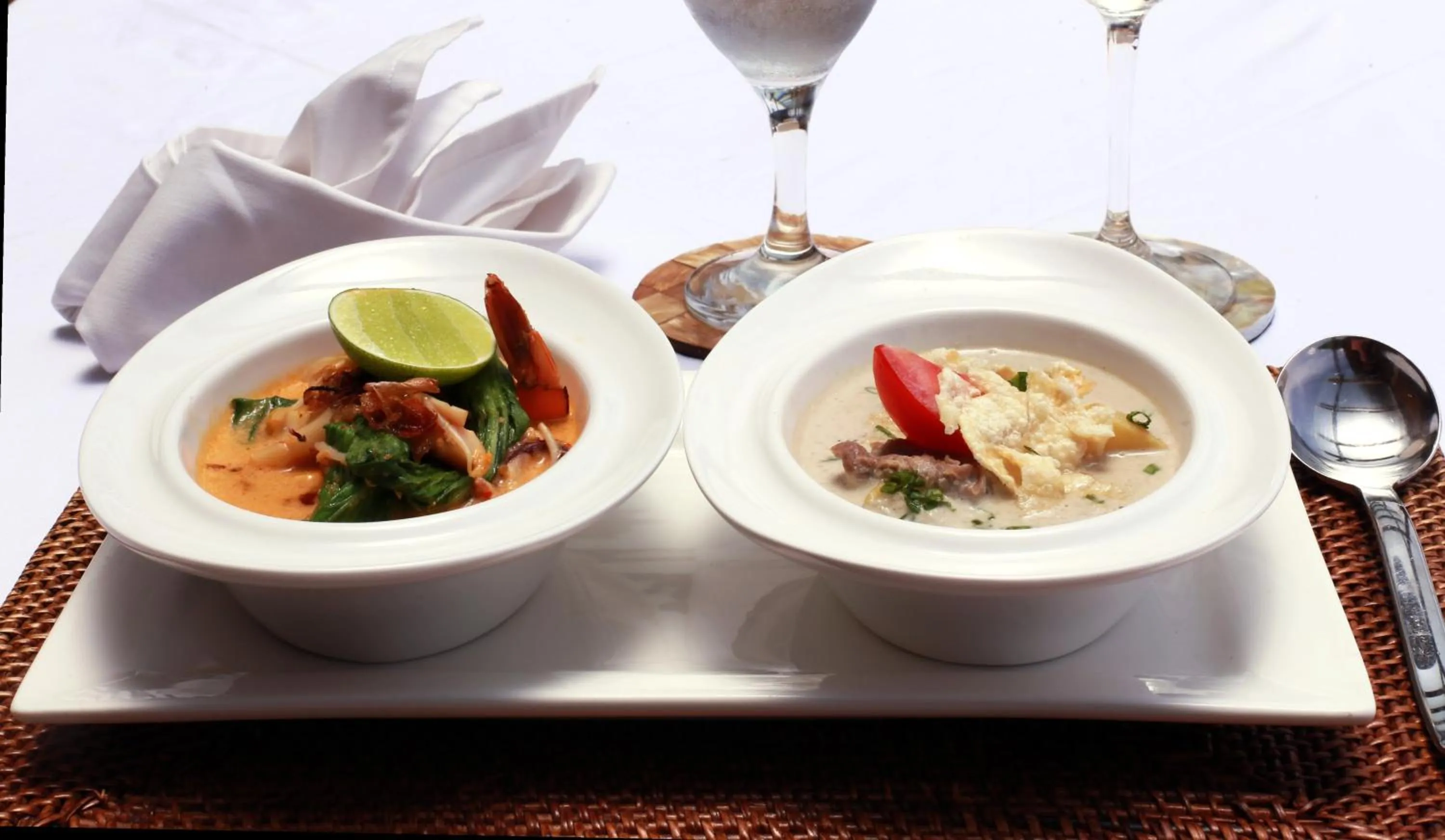 Food and drinks in The Griya Villas and Spa