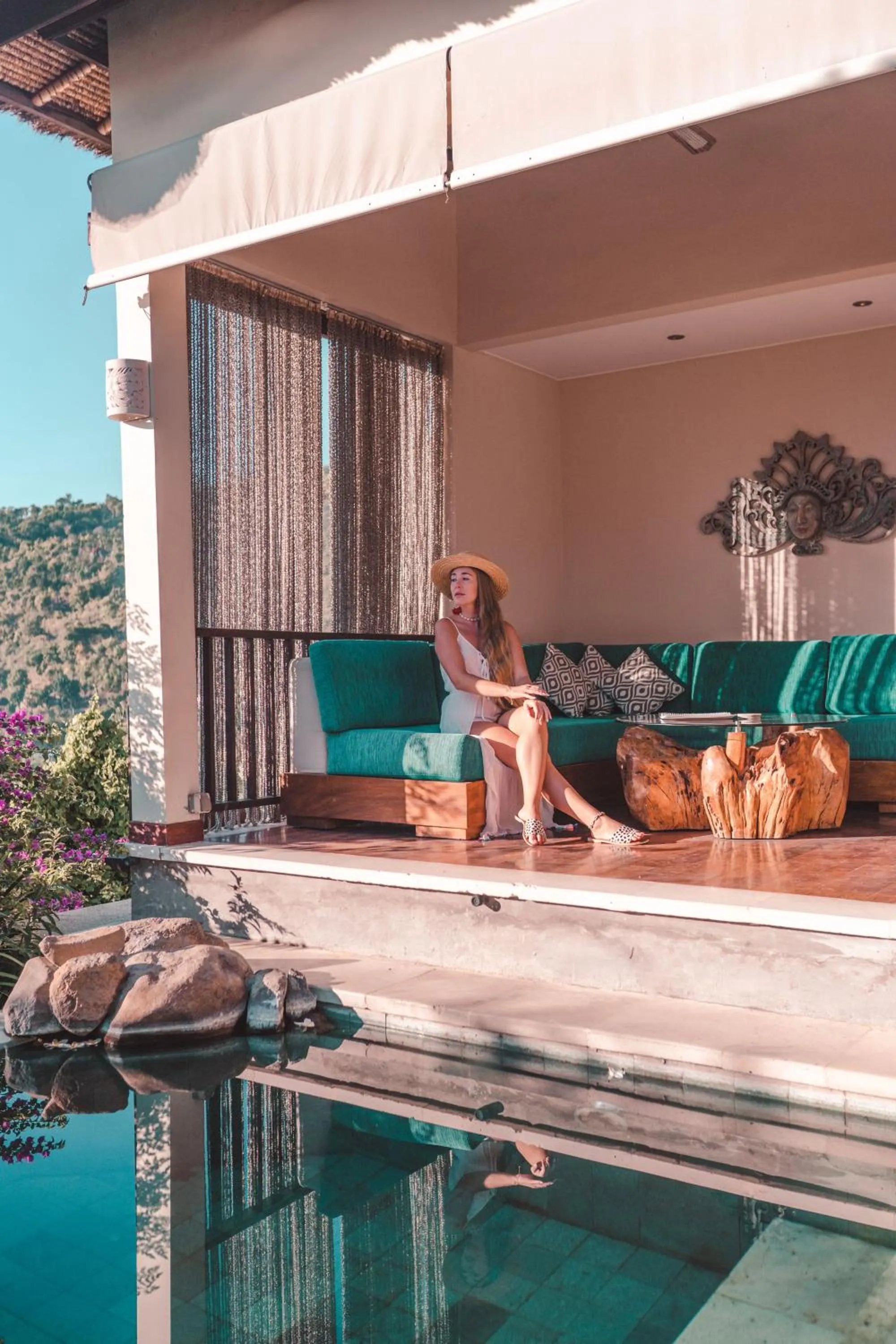 Living room in The Griya Villas and Spa