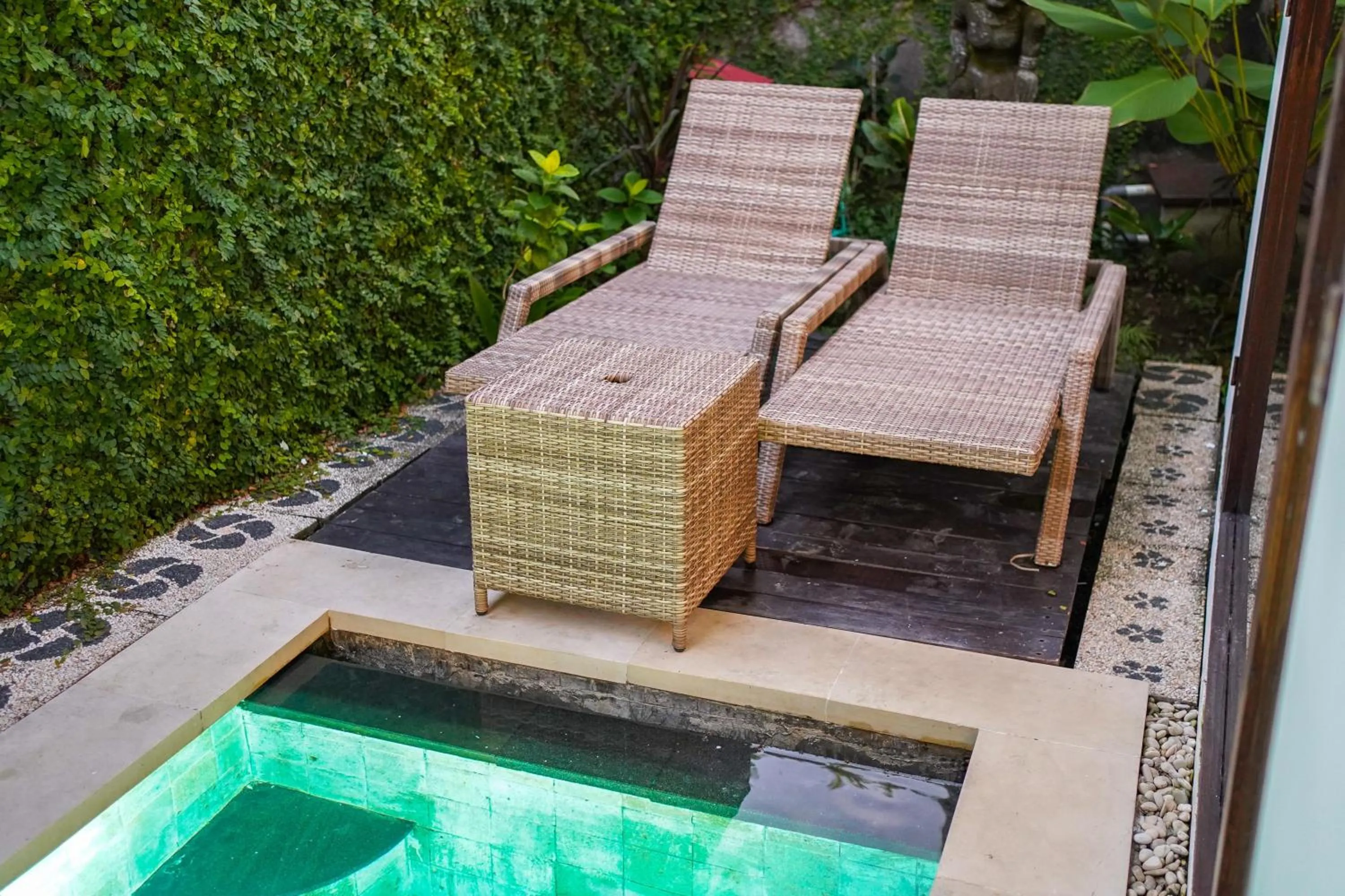 Pool view in New Pondok Sara Villas