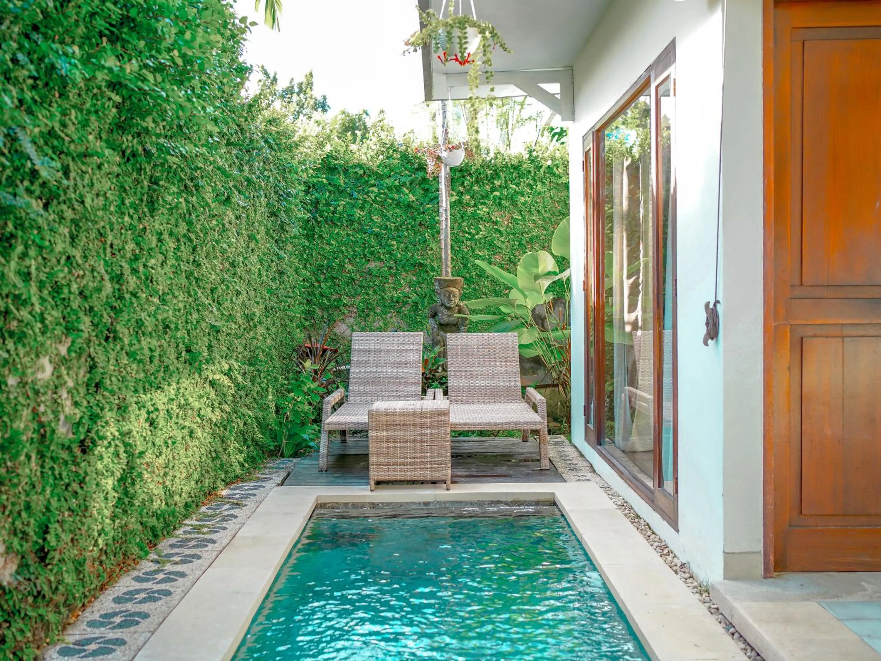 Pool view in New Pondok Sara Villas