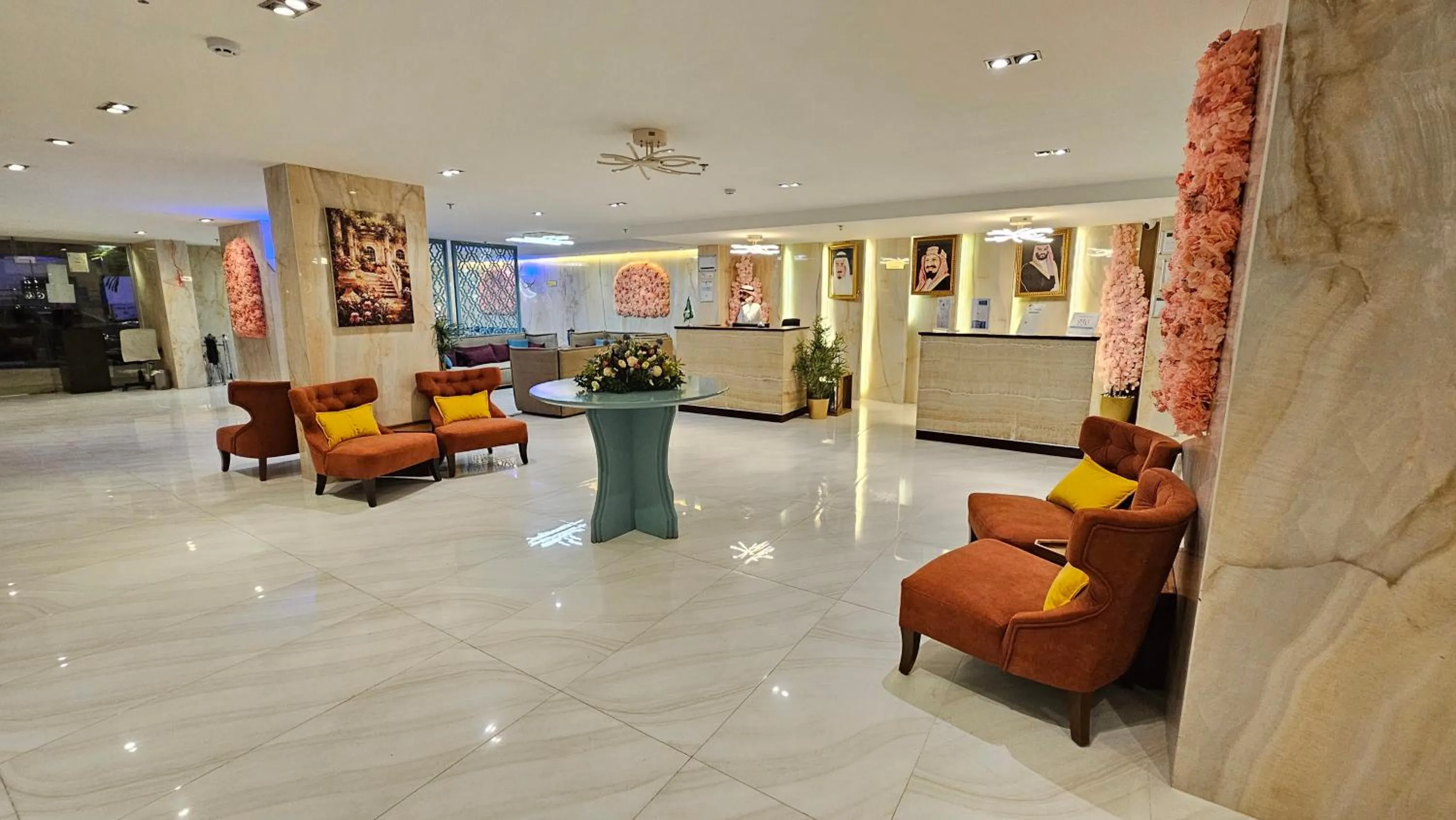 Lobby or reception in Rahhal AlBahr Serviced Apartments