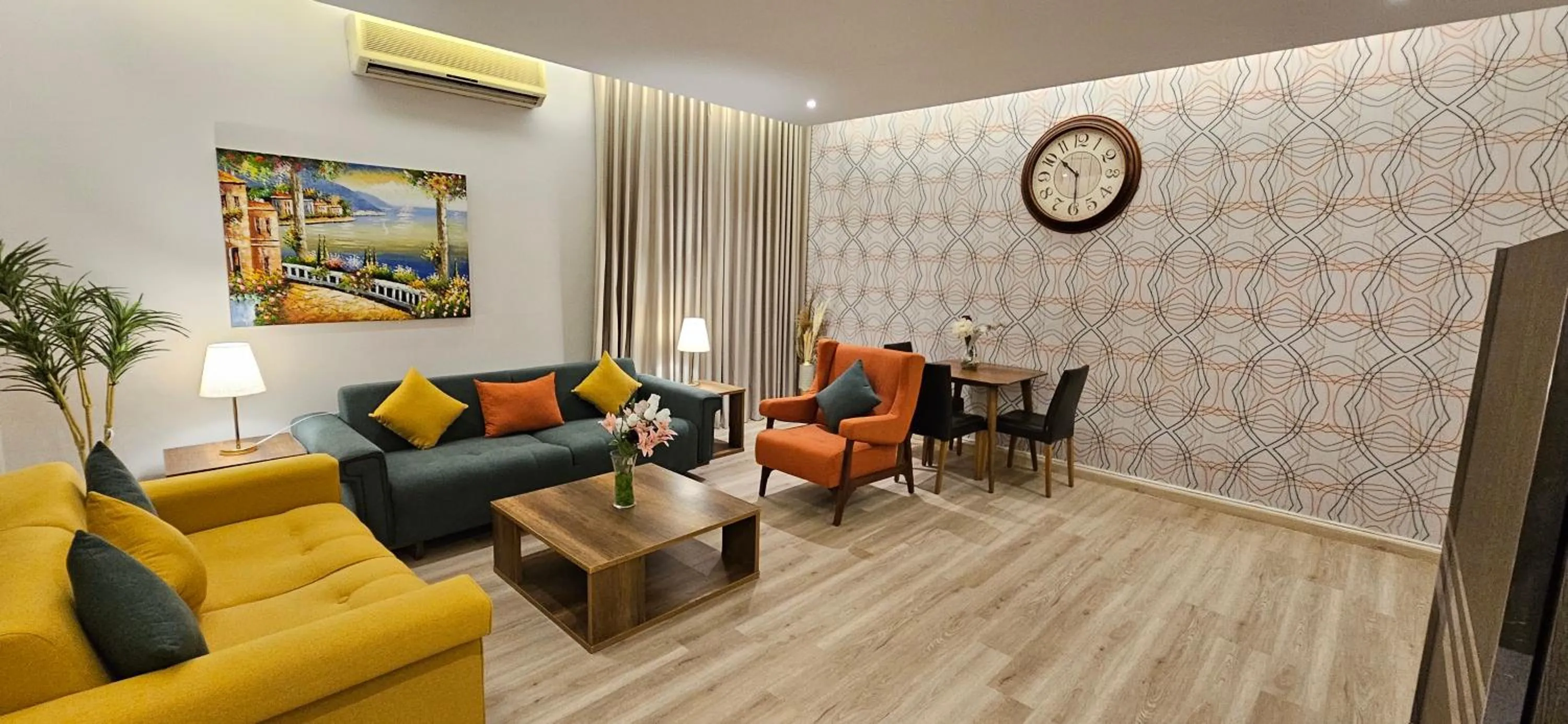 Living room in Rahhal AlBahr Serviced Apartments