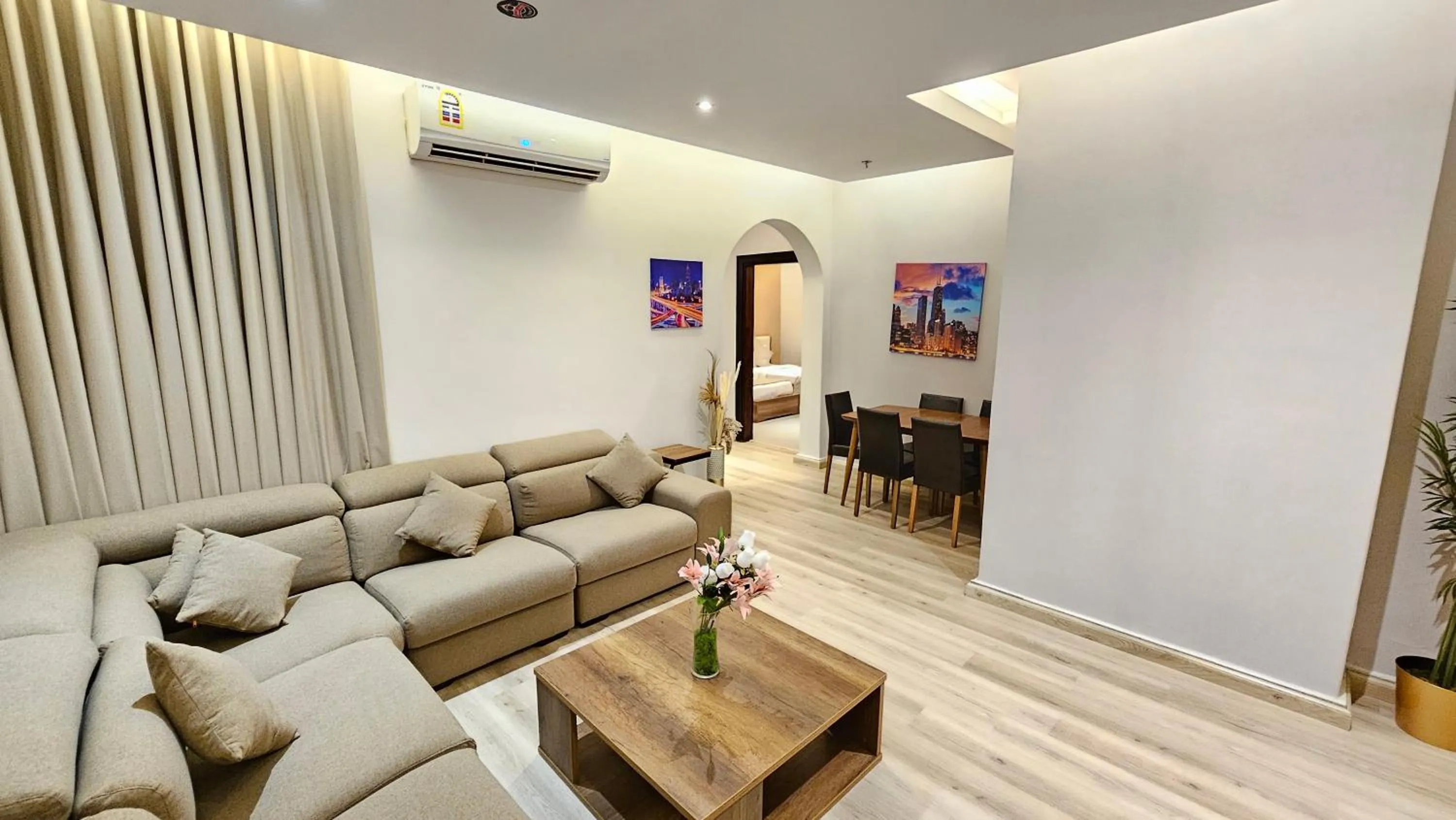 Living room in Rahhal AlBahr Serviced Apartments